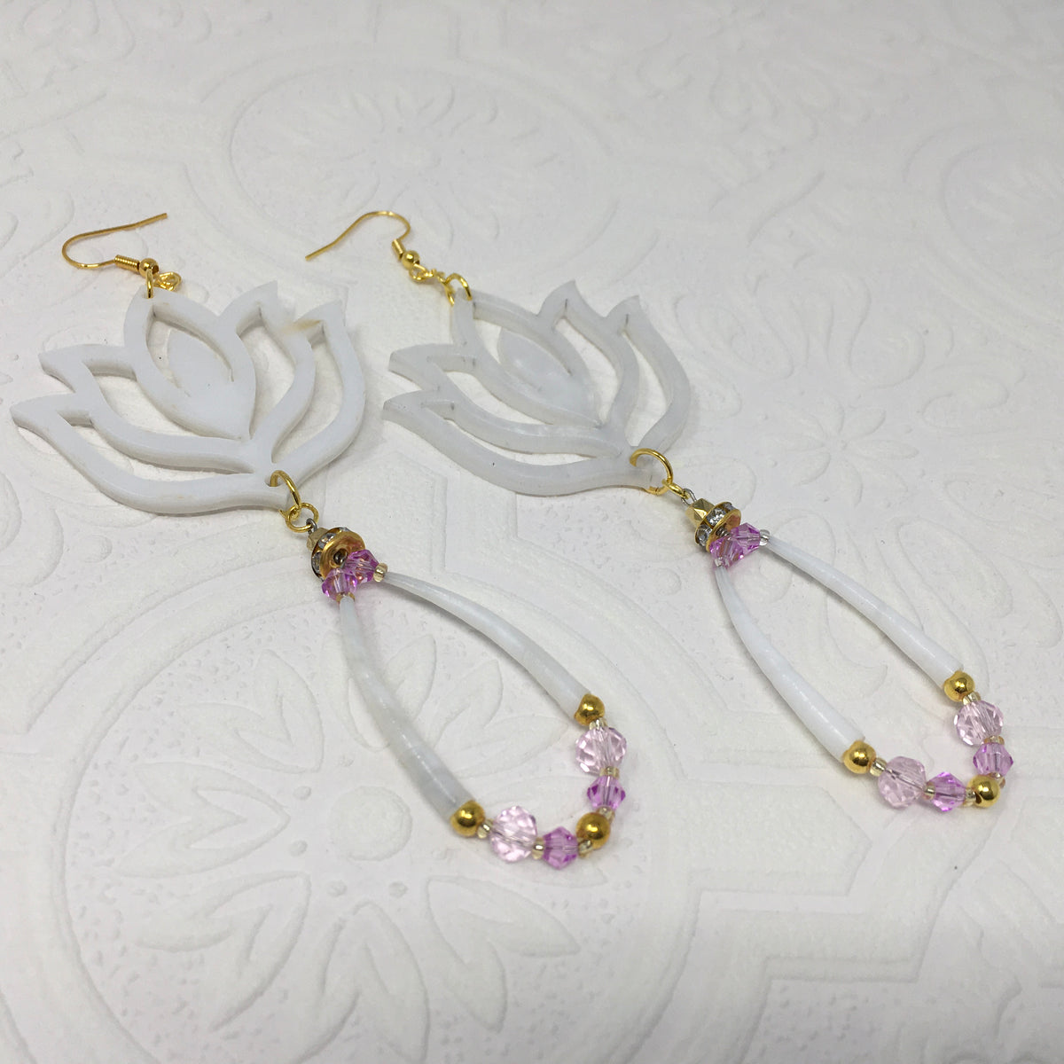 Single-Tier Acrylic Earrings