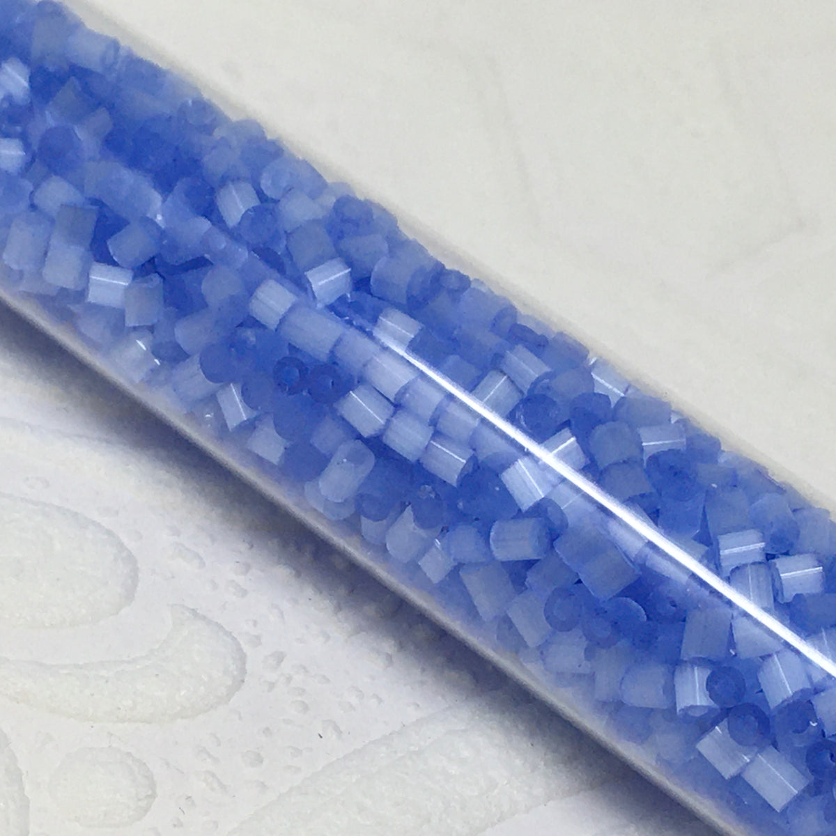 2mm Size 11/0 24g tube Cylindica Seed Beads Azure