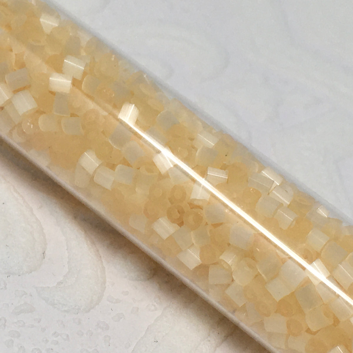 2mm Size 15/0 24g tube Cylindica Seed Beads Sunflower