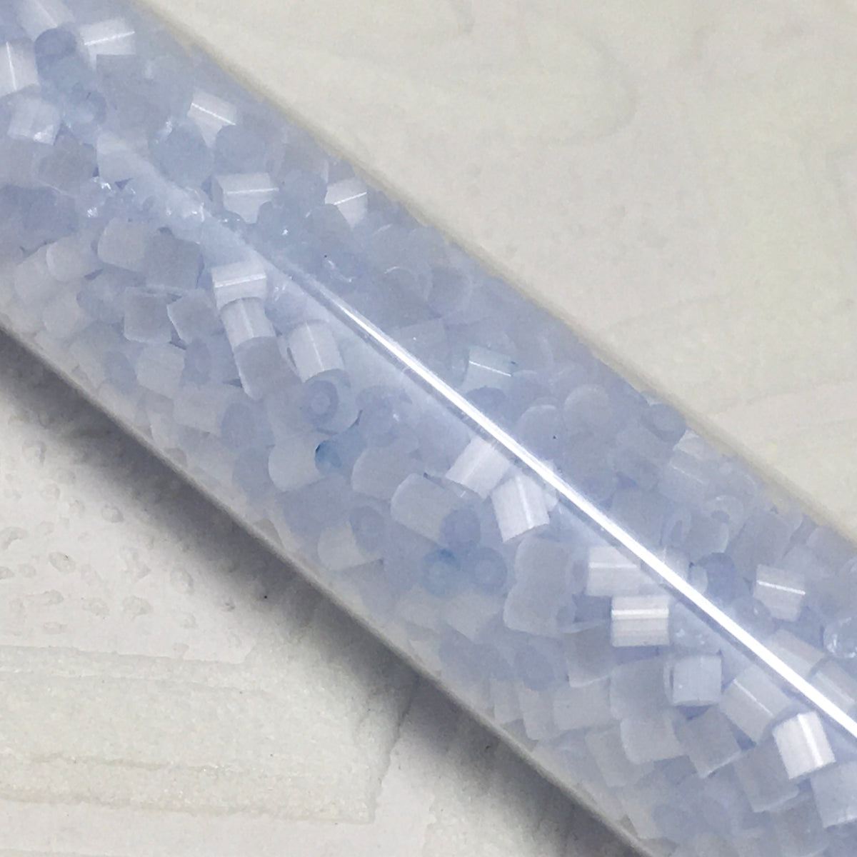 2mm Size 15/0 24g tube Cylindica Seed Beads Lavender