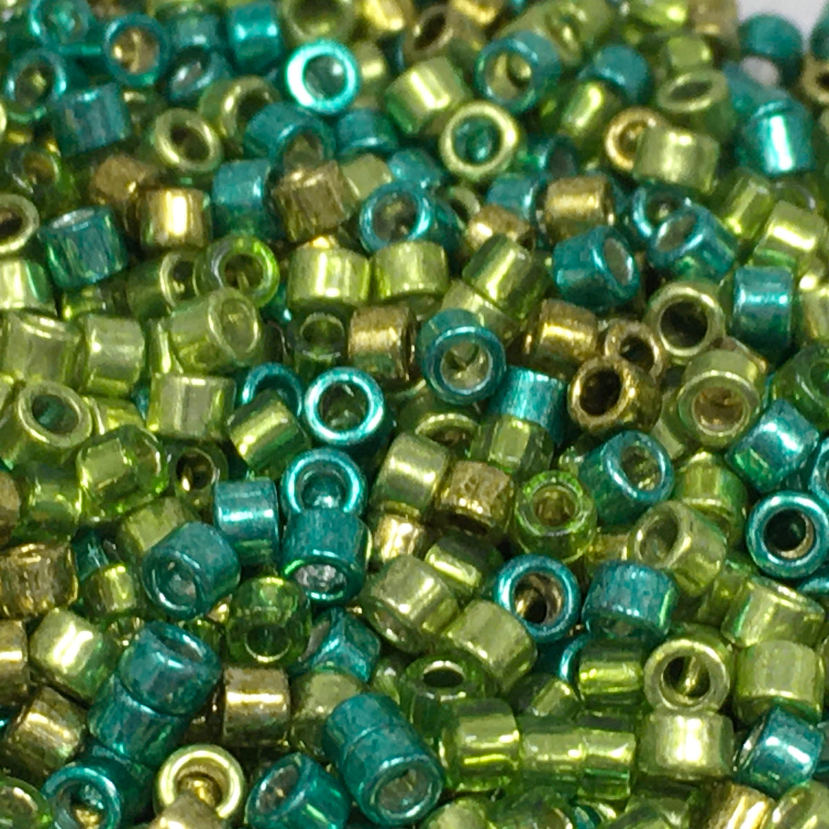 Cylinder-Style 80g Rainbow Bead Jars