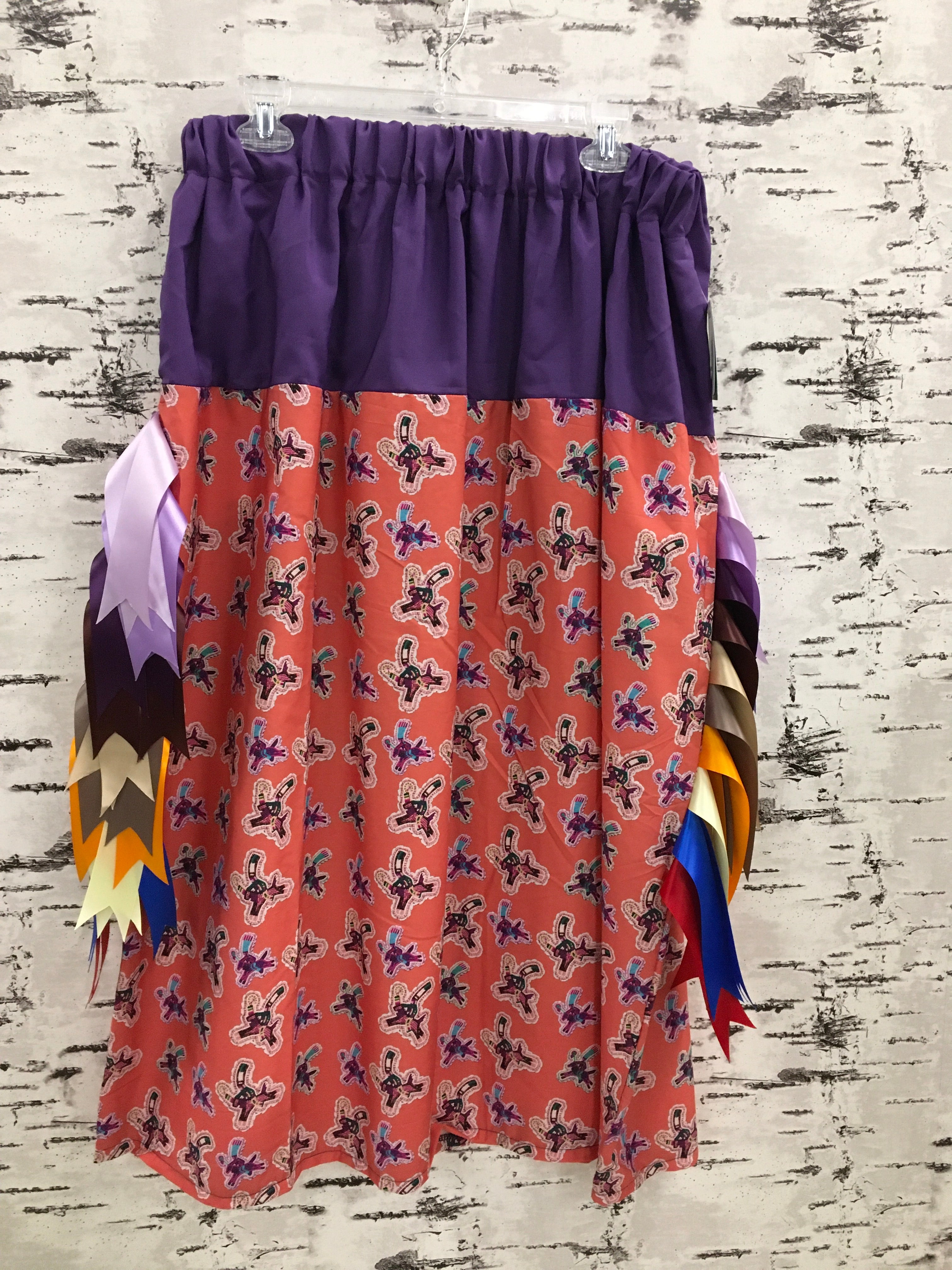 Handmade Ryders with Purple Top Ribbon Skirt