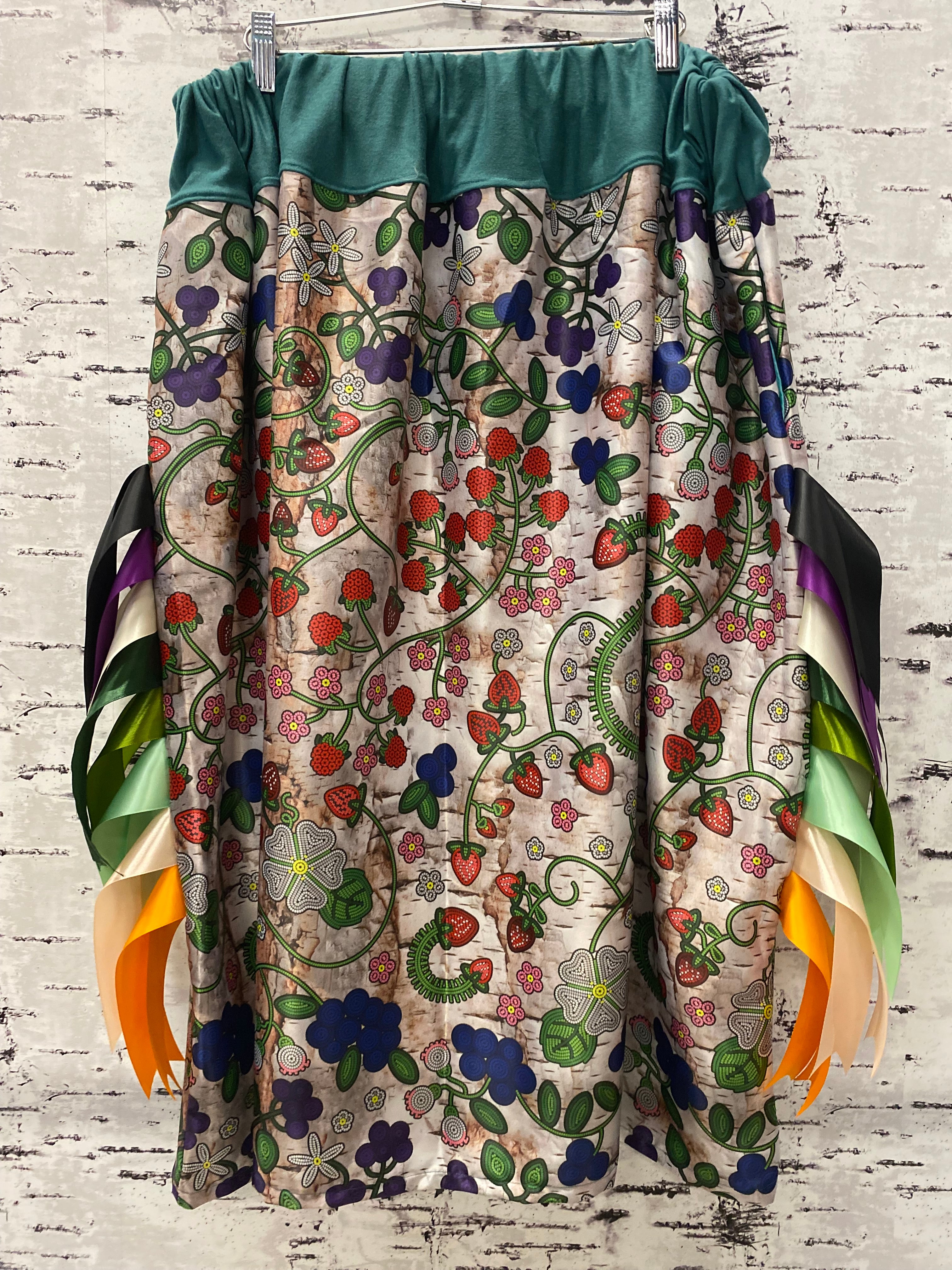 Handmade Takwakin Harvest w/ Jade Top Satin Ribbon Skirt