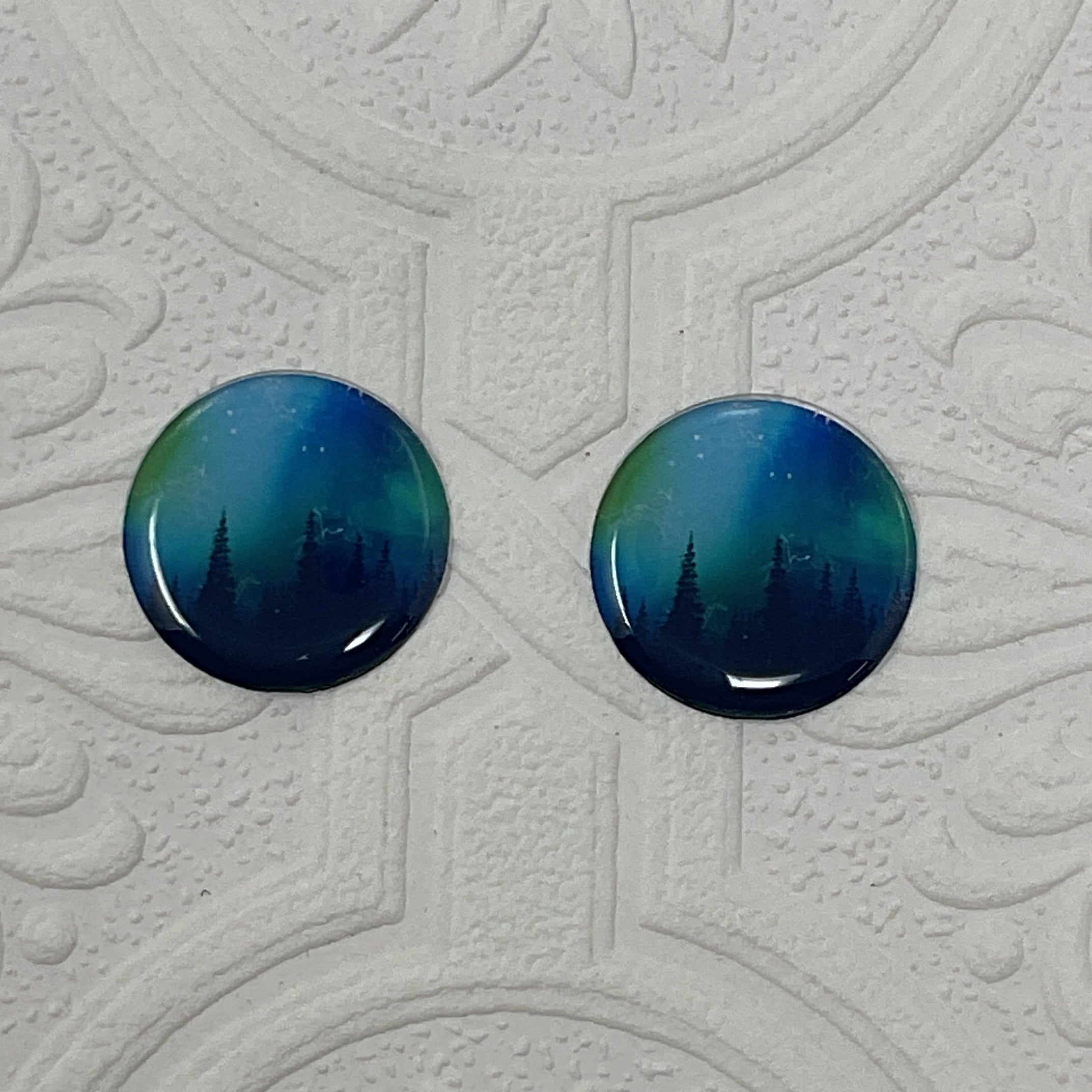 1 inch Epoxy-Covered Beading Cabochons