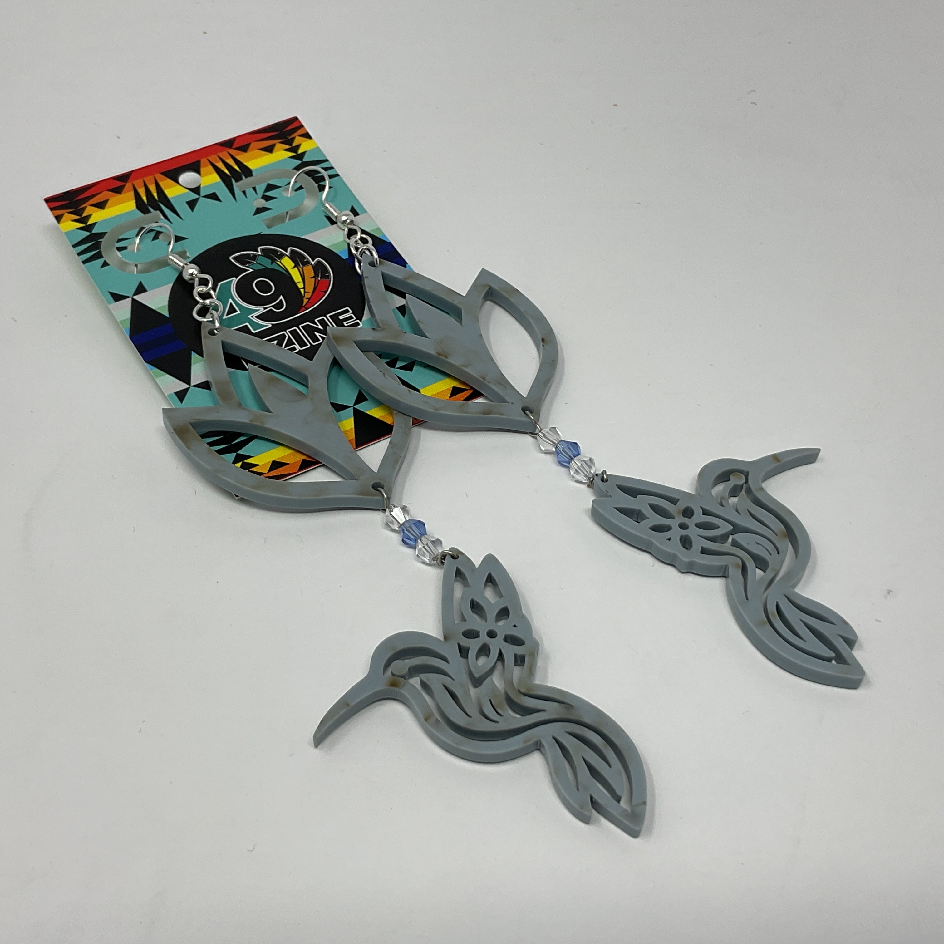 Handmade Long Acrylic Earrings