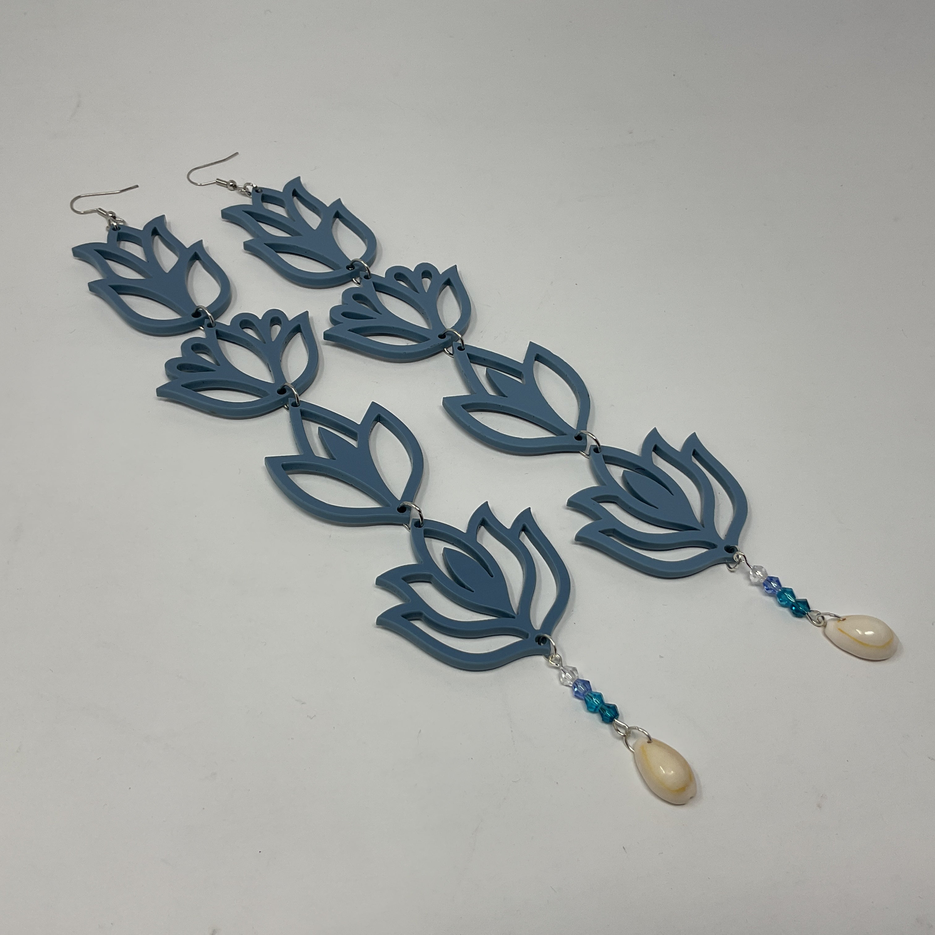 Handmade Long Acrylic Earrings