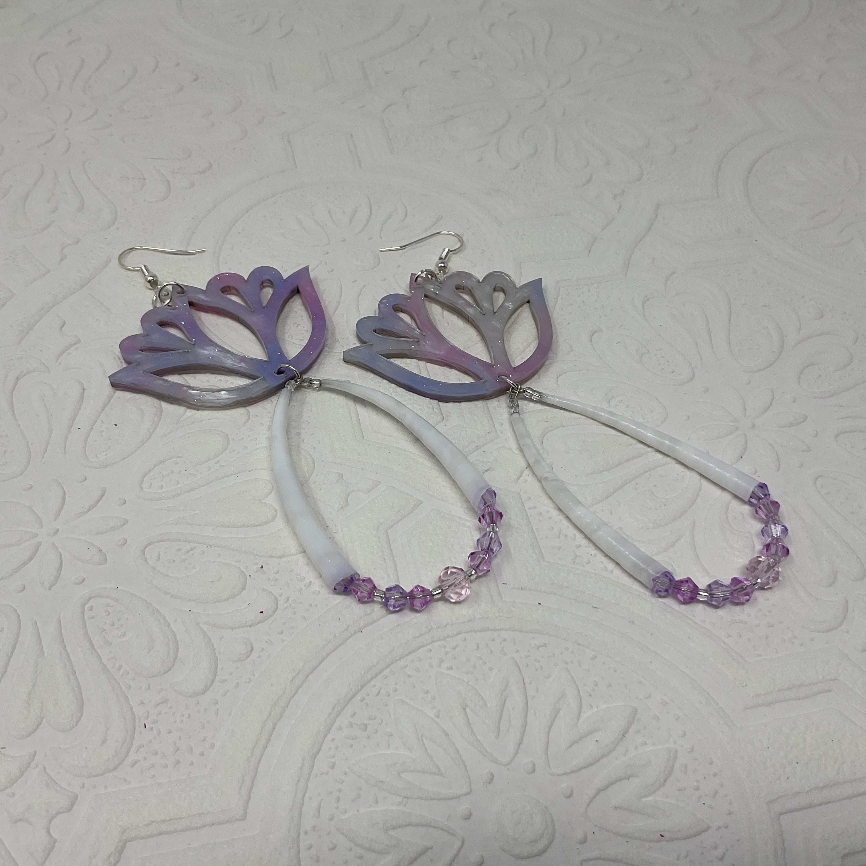 Single-Tier Acrylic Earrings