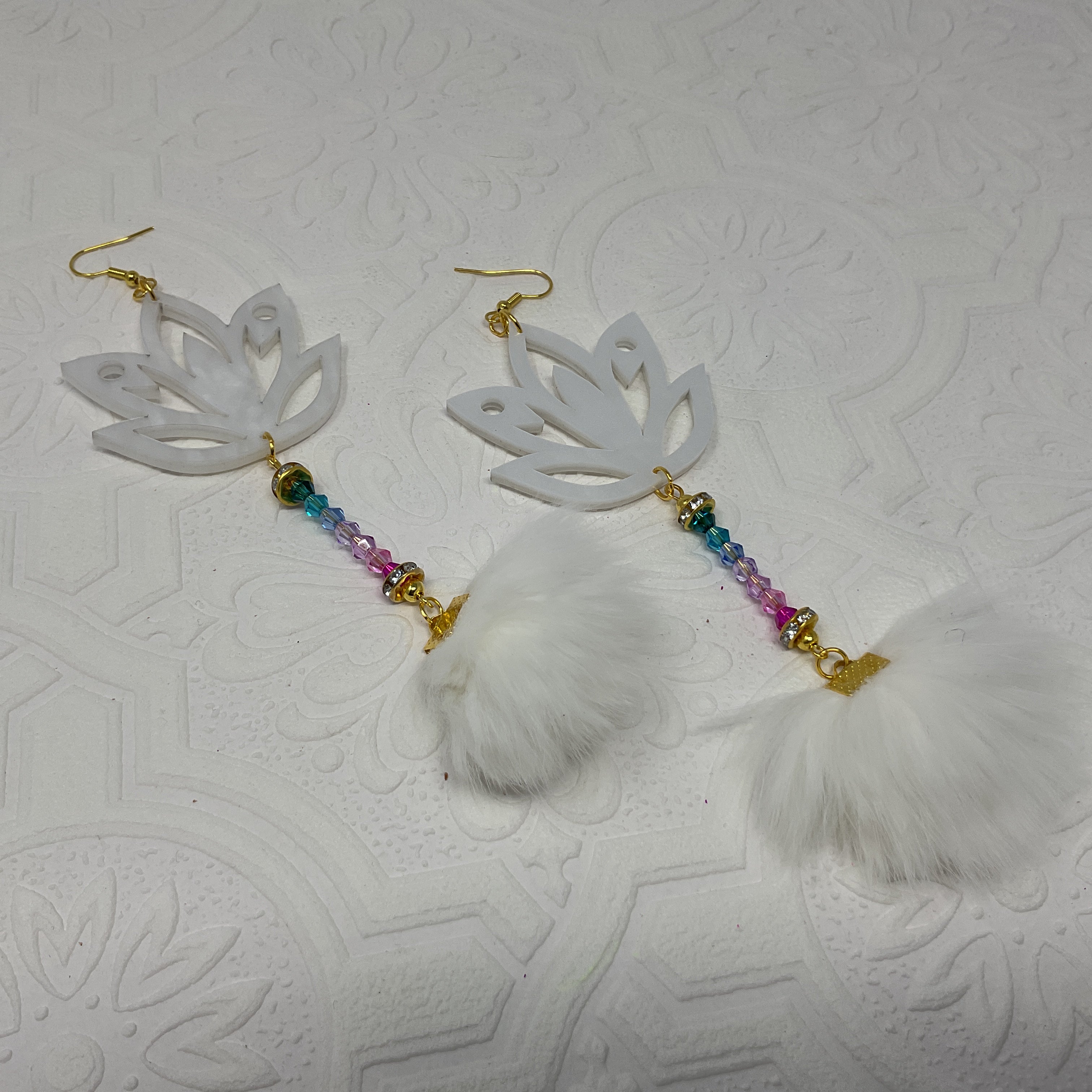 Single-Tier Acrylic Earrings