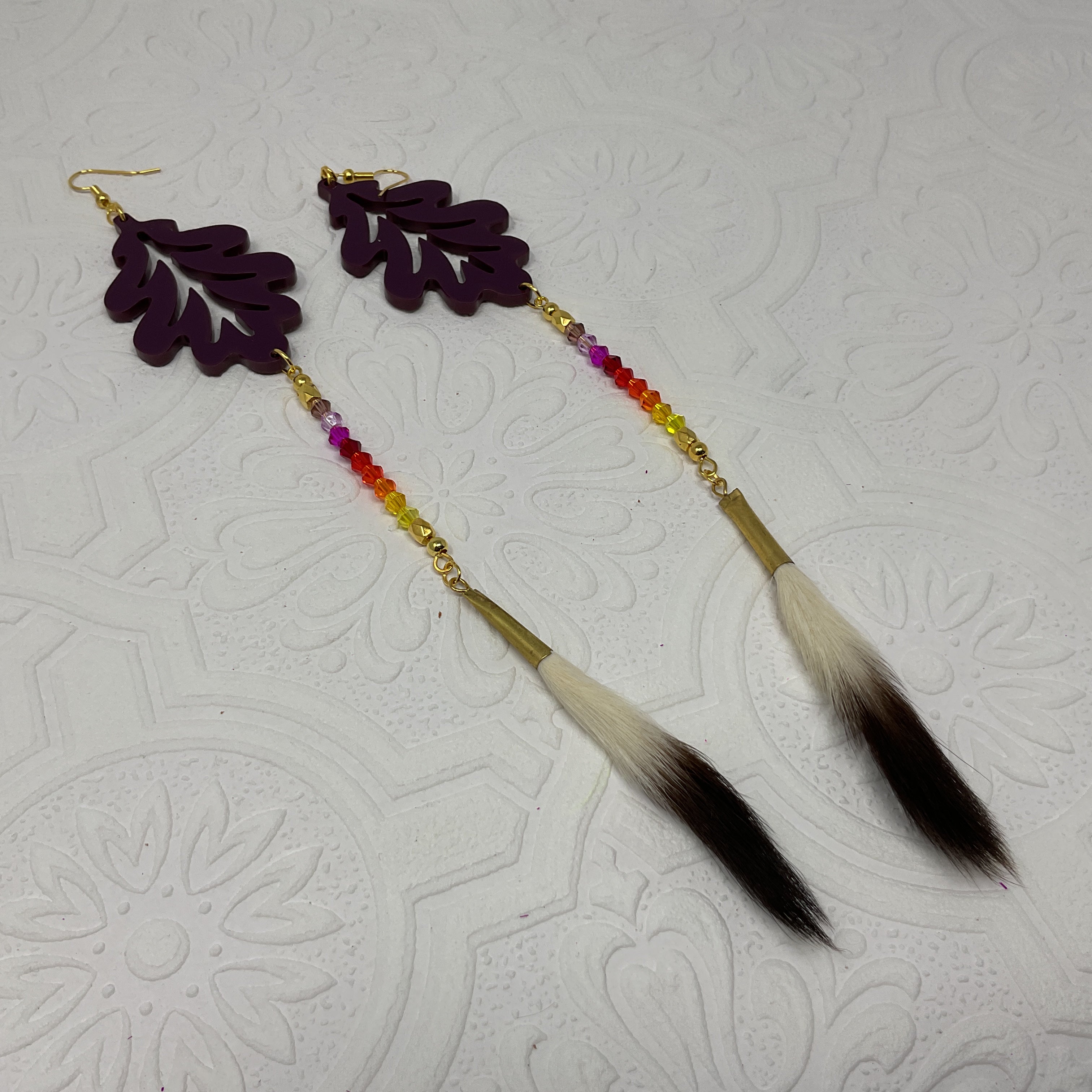 Single-Tier Acrylic Earrings