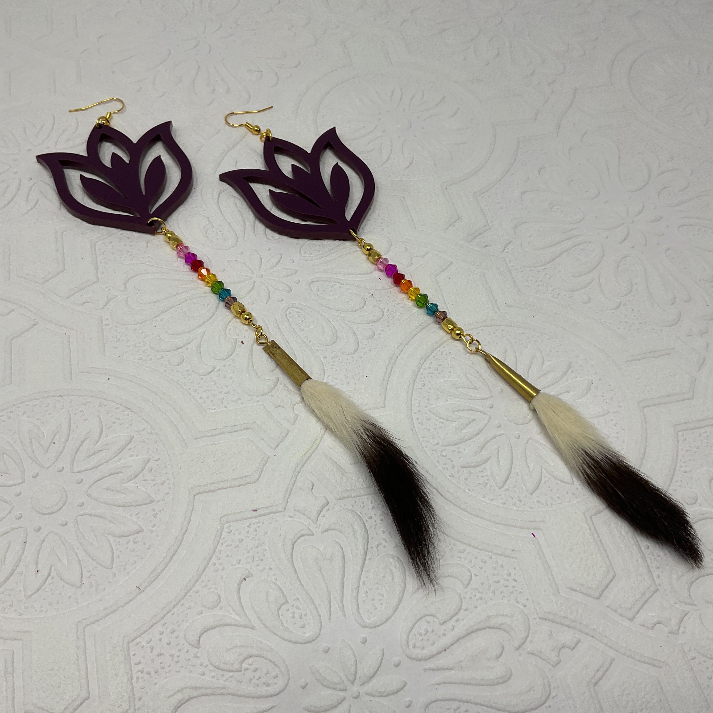 Single-Tier Acrylic Earrings