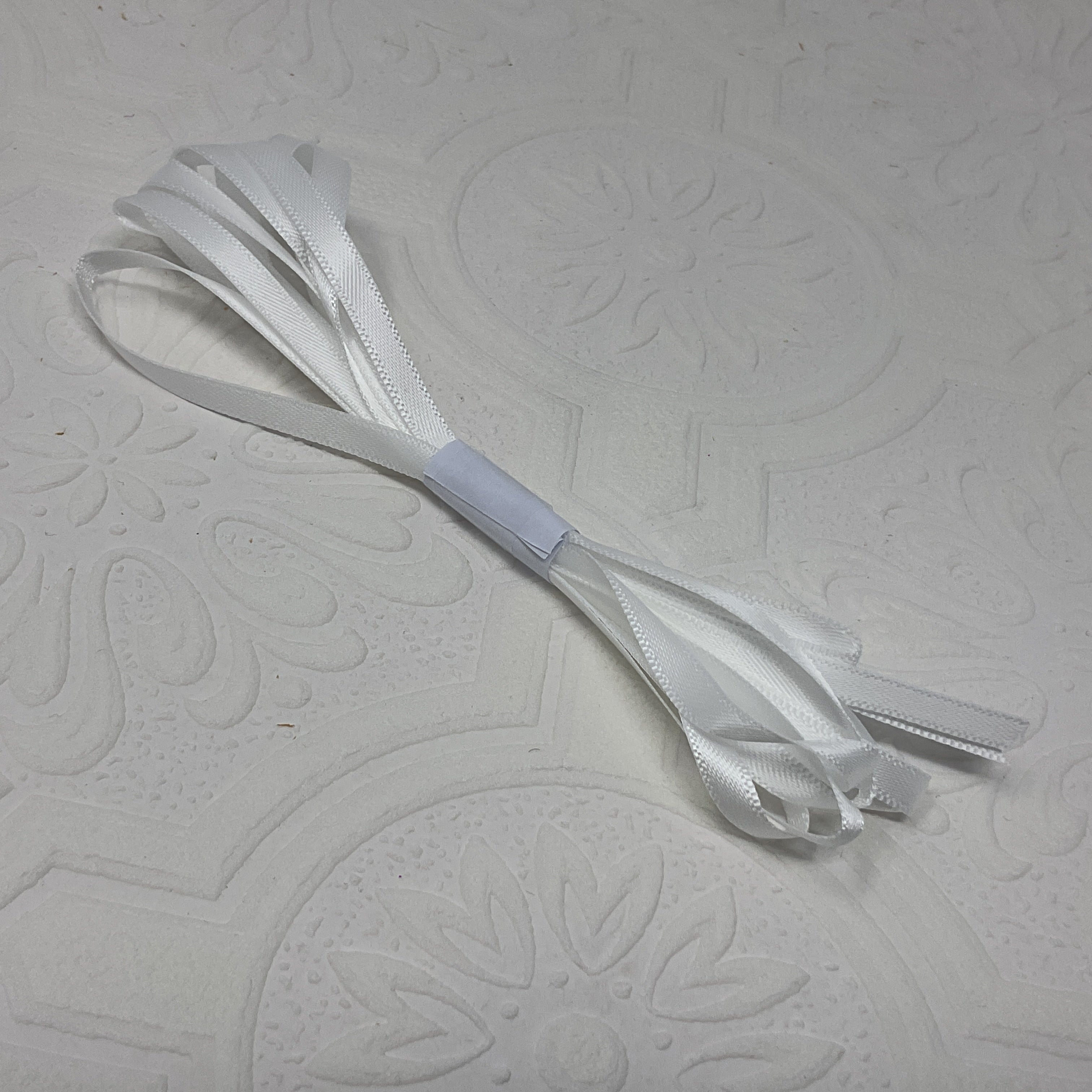 Ribbon Bundle: White Quarter Inch