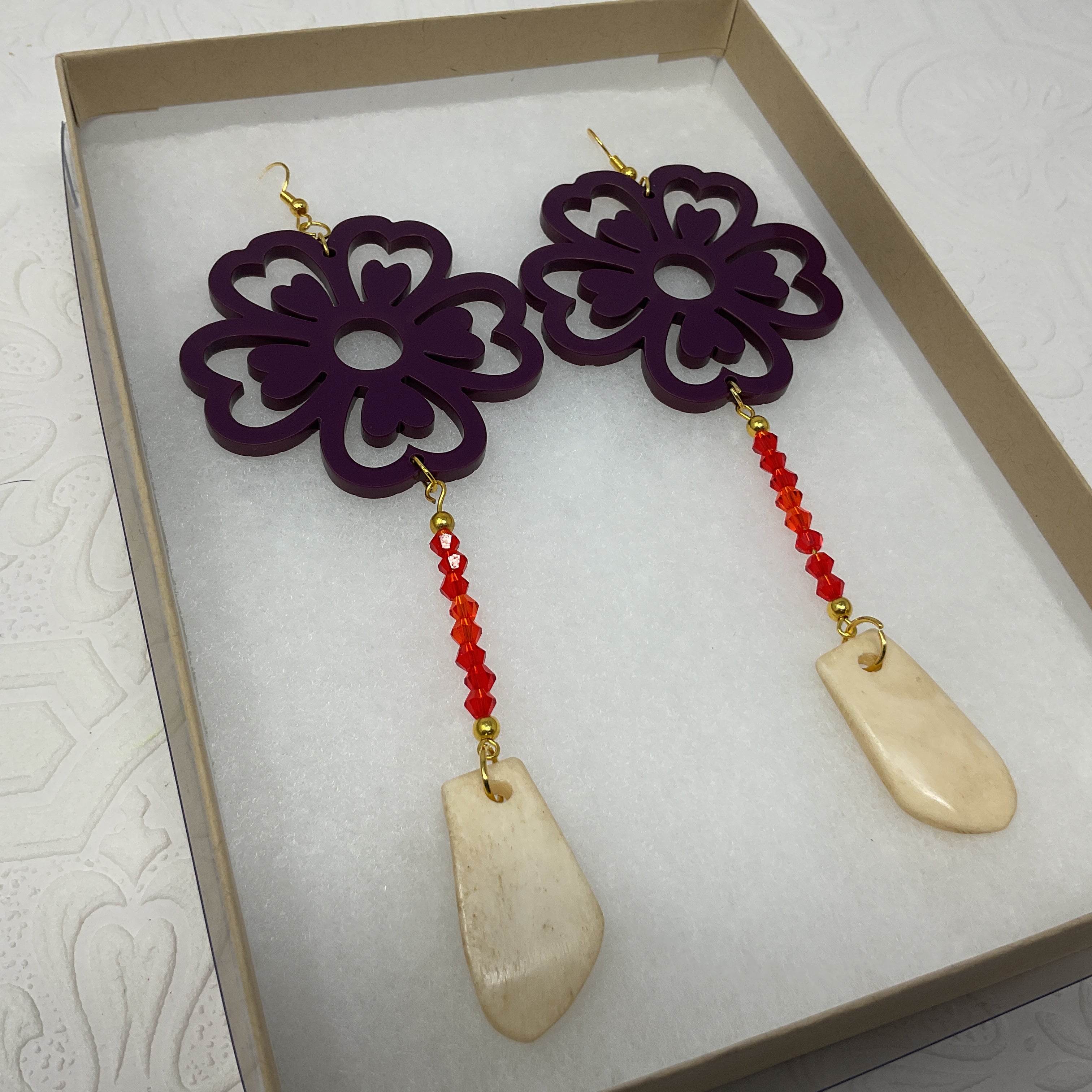 Single-Tier Acrylic Earrings