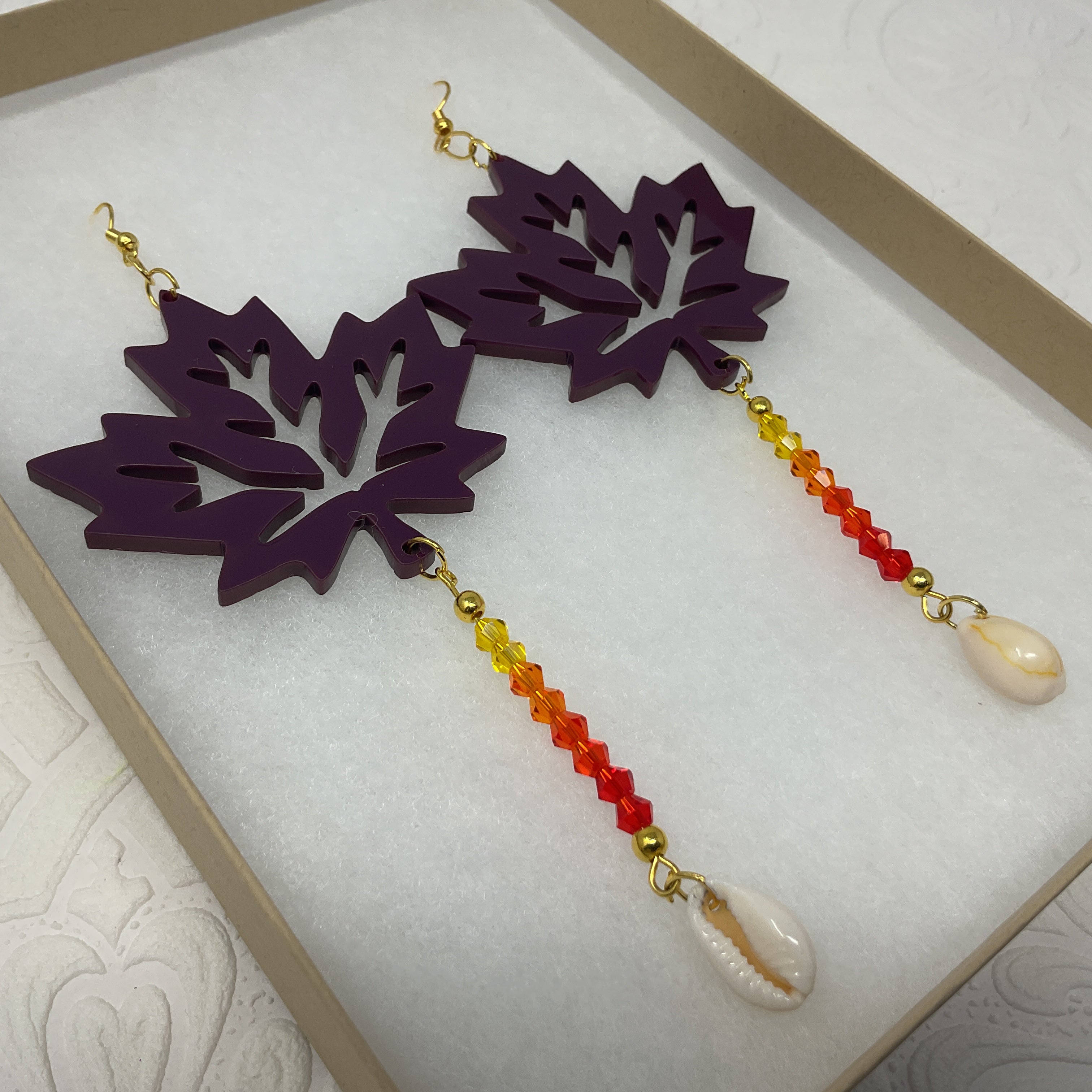 Single-Tier Acrylic Earrings