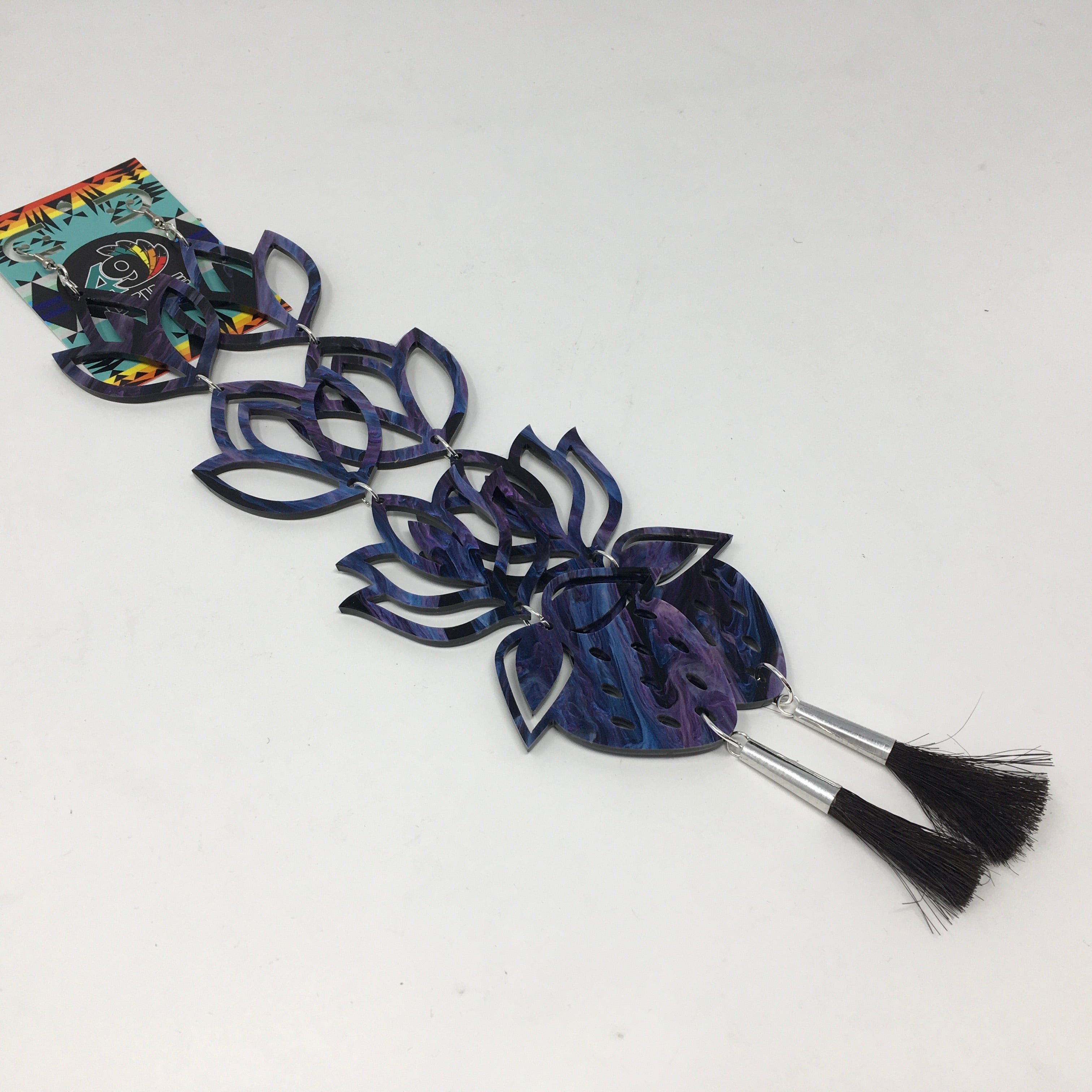Handmade Long Acrylic Earrings
