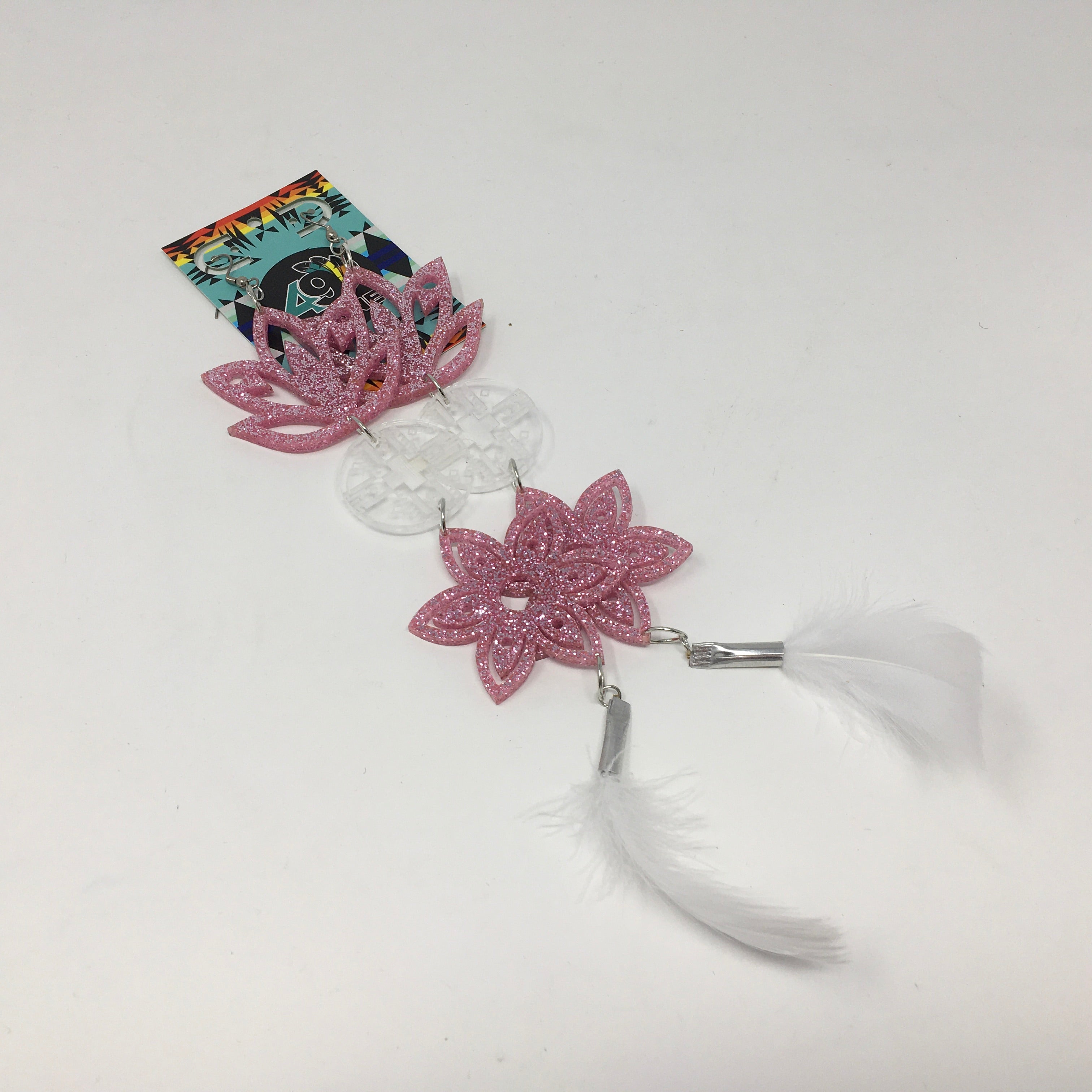 Handmade Long Acrylic Earrings