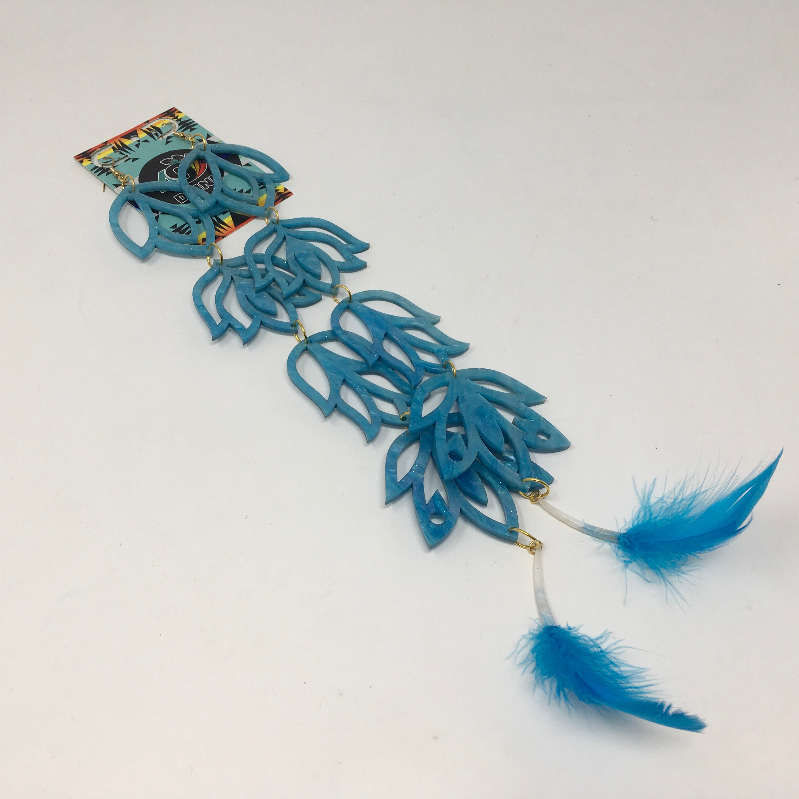 Handmade Long Acrylic Earrings