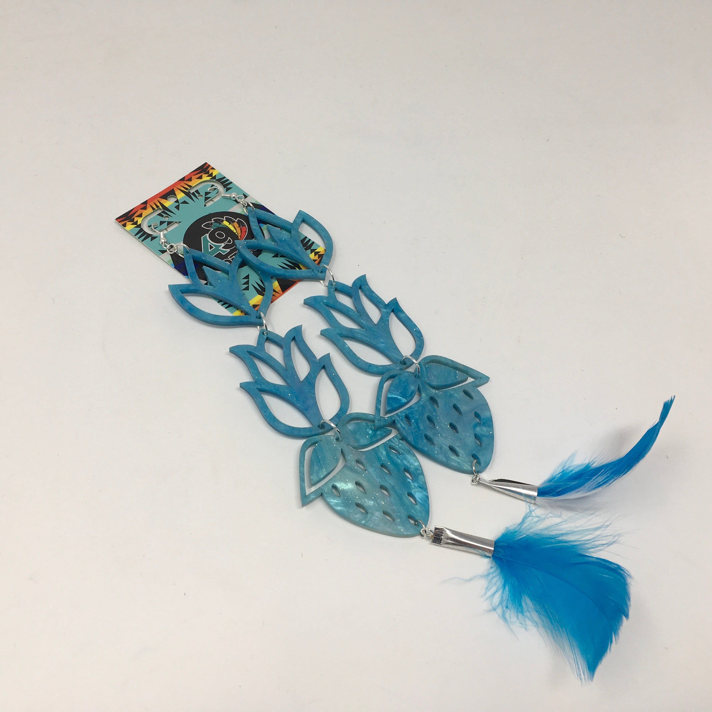 Handmade Long Acrylic Earrings