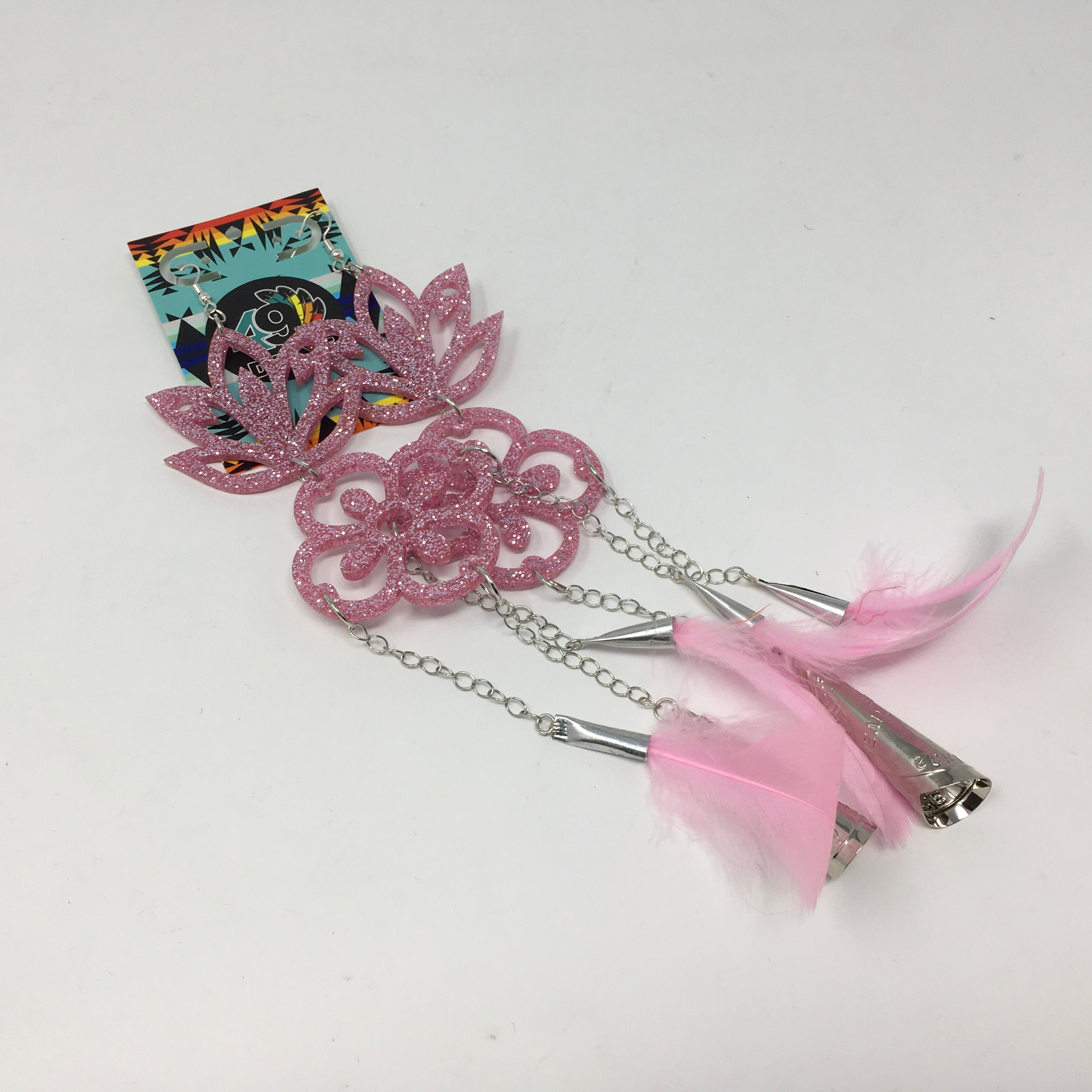 Handmade Long Acrylic Earrings