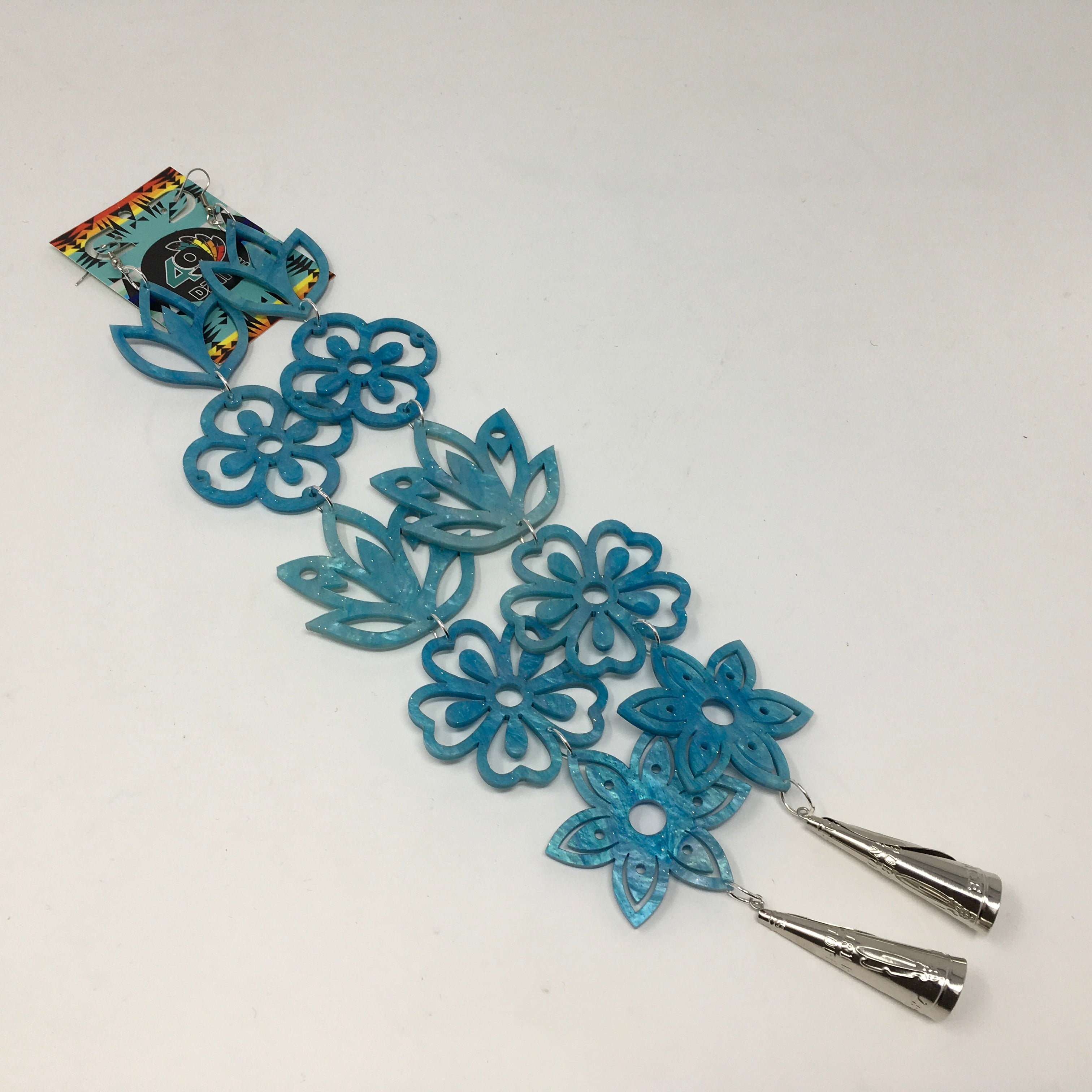 Handmade Long Acrylic Earrings