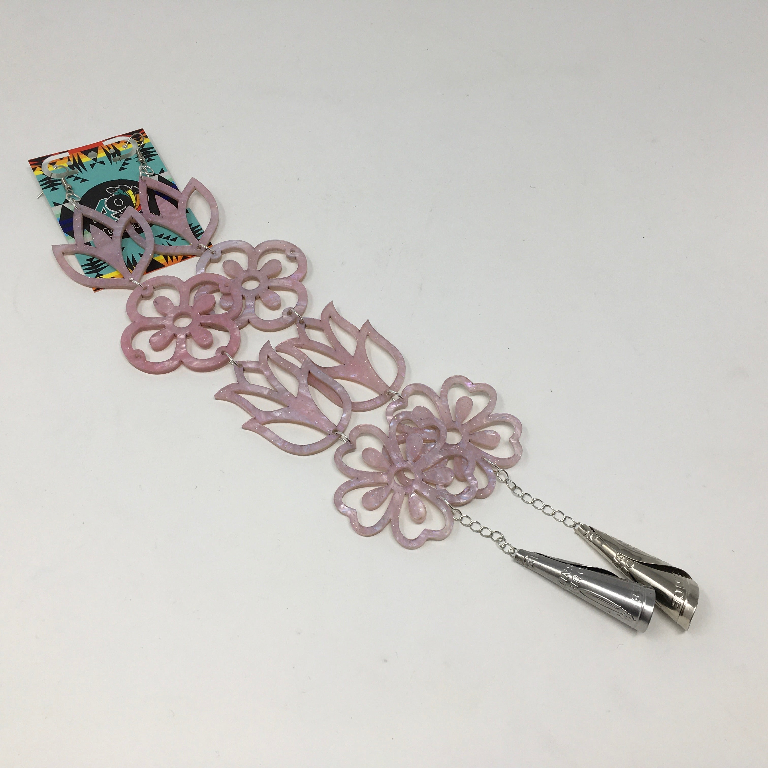 Handmade Long Acrylic Earrings