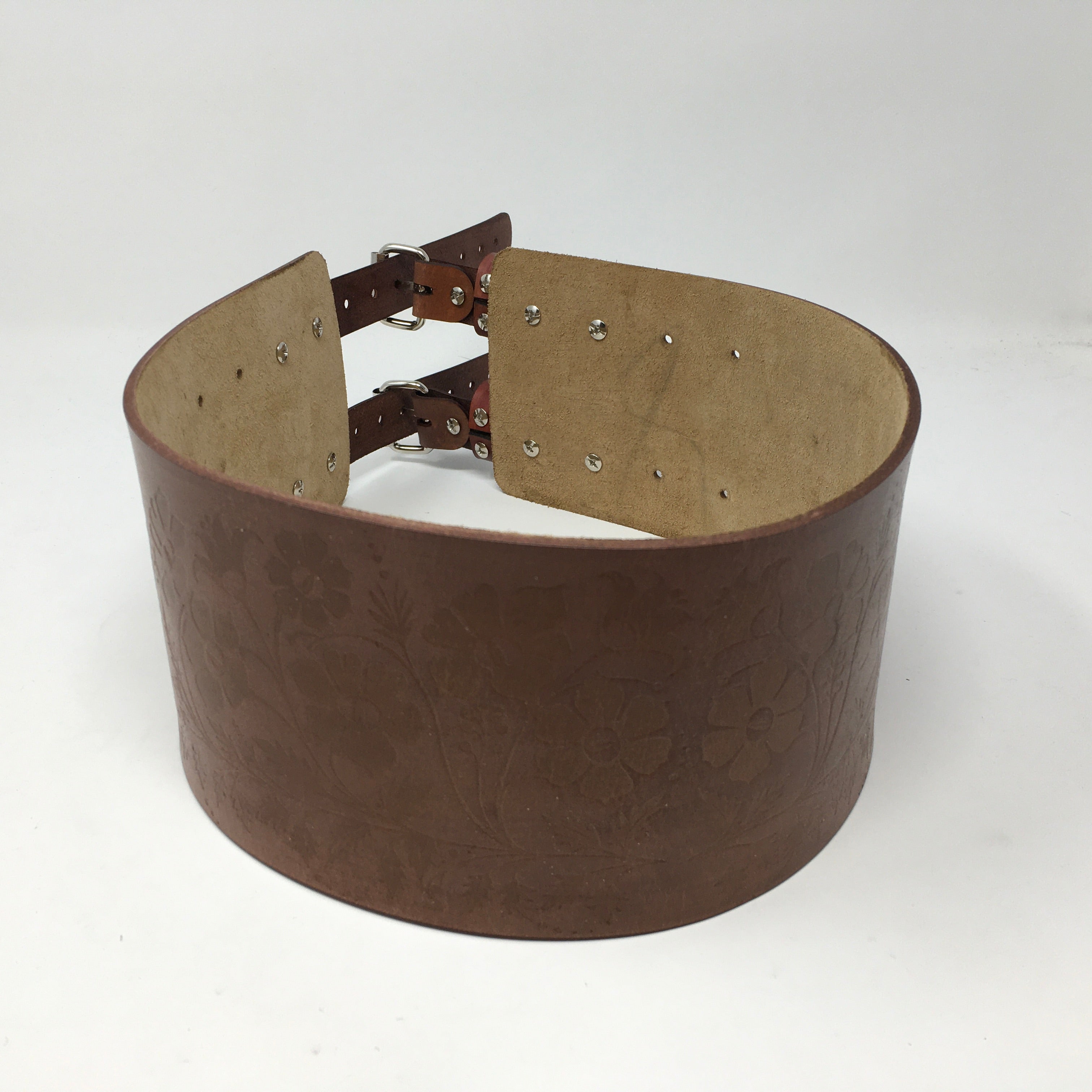 Handmade Buffalo Hide Powwow Belt
