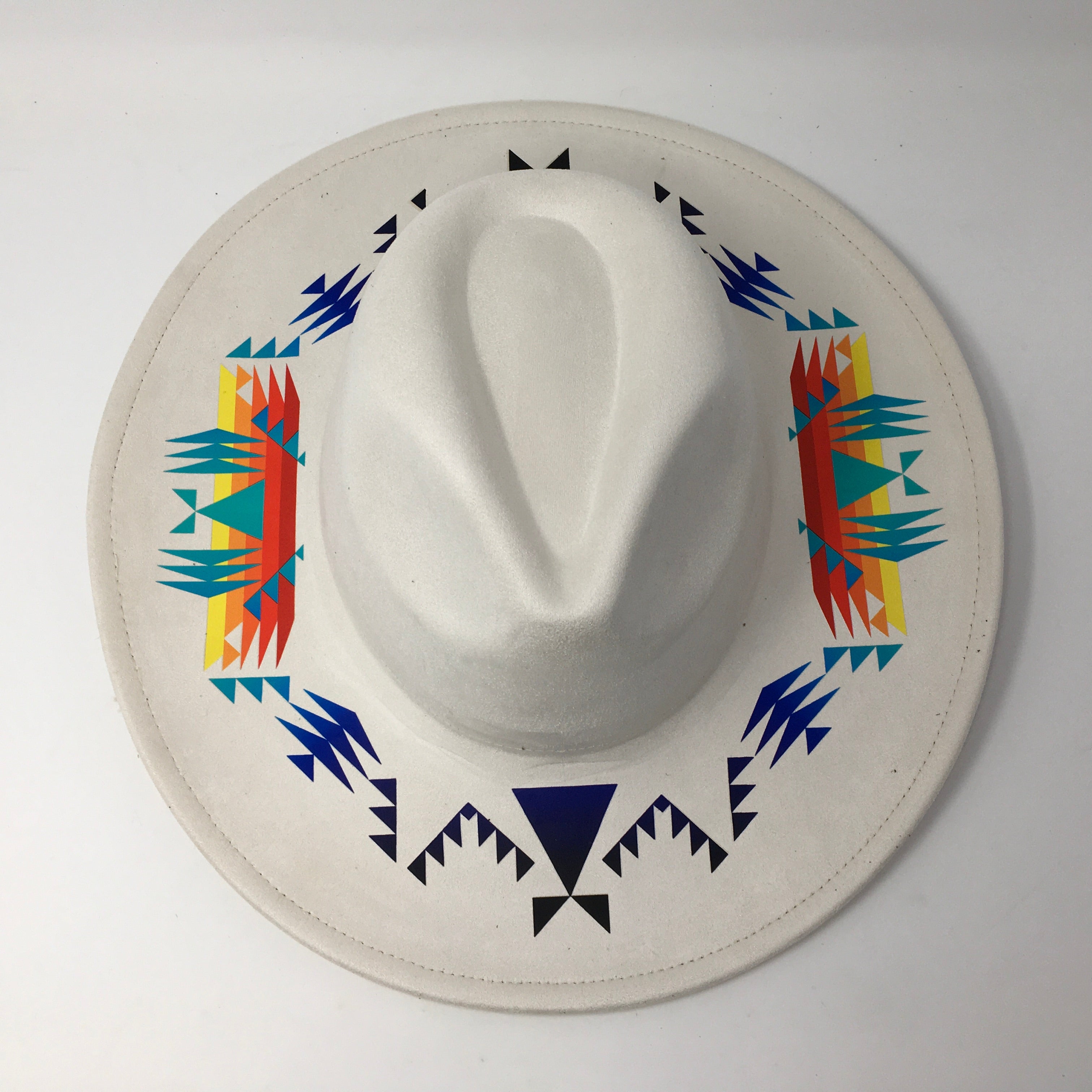 Between the Mountains Blue Fedora Hat