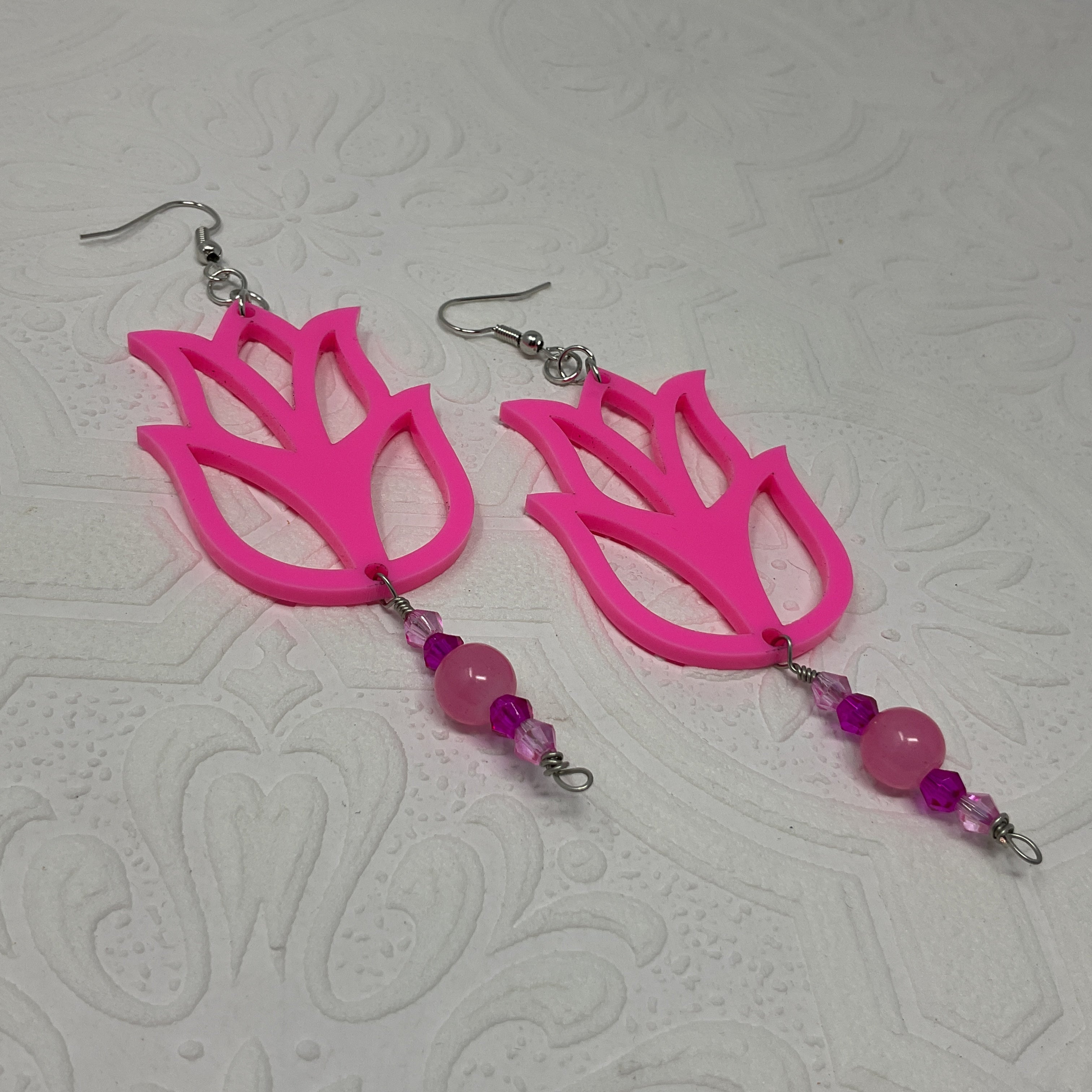 Single-Tier Acrylic Earrings