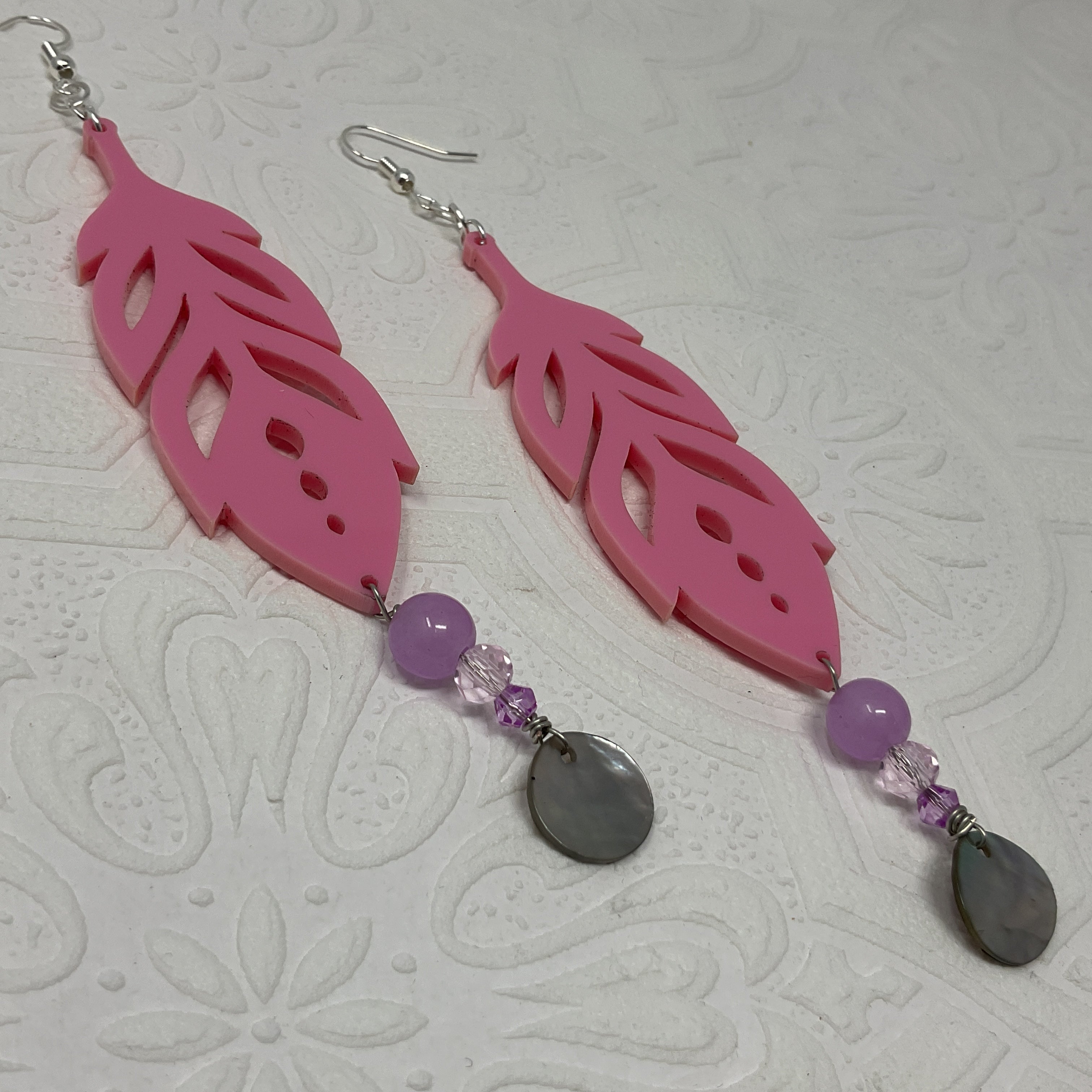 Single-Tier Acrylic Earrings
