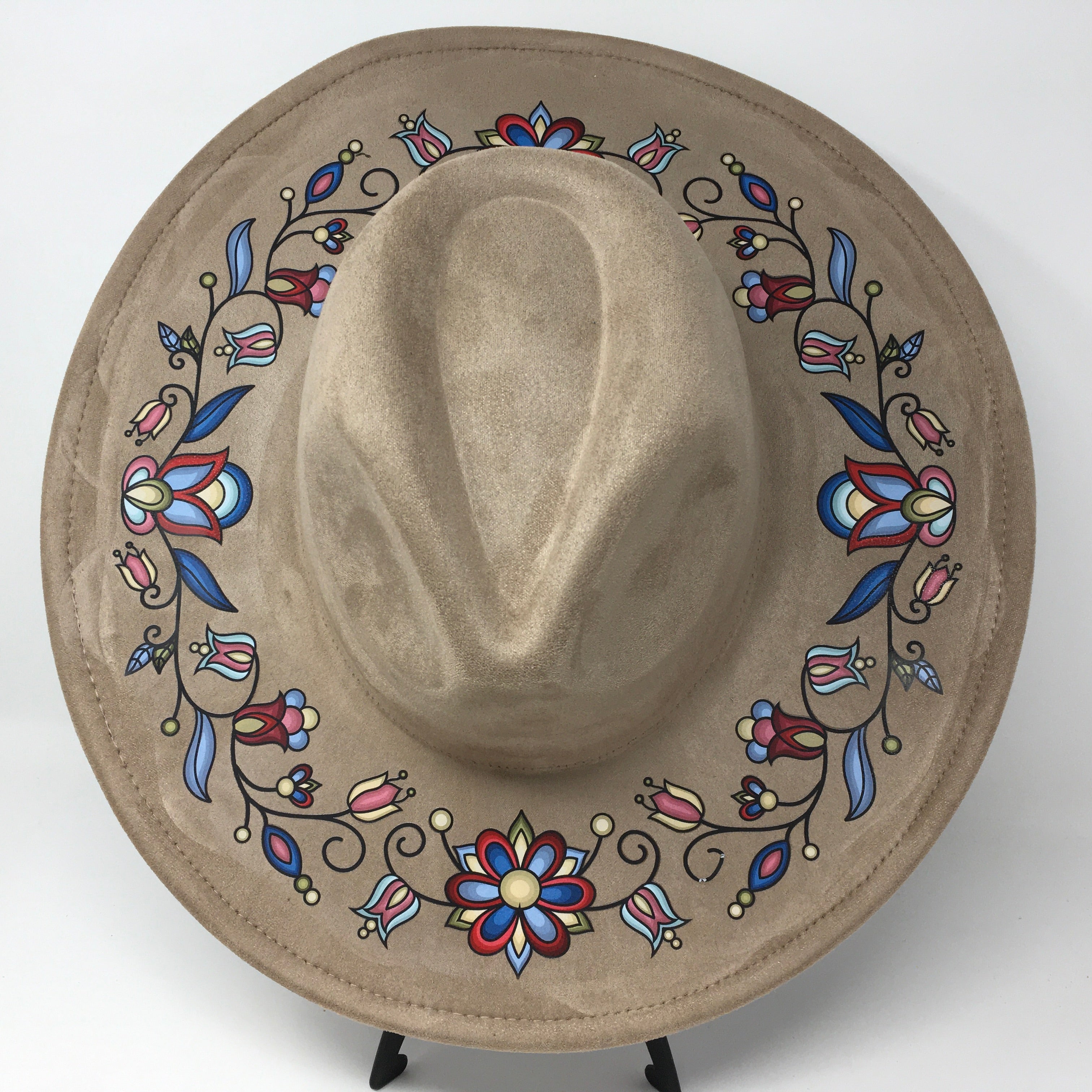 Frozen Petal Cascade Fedora Hat