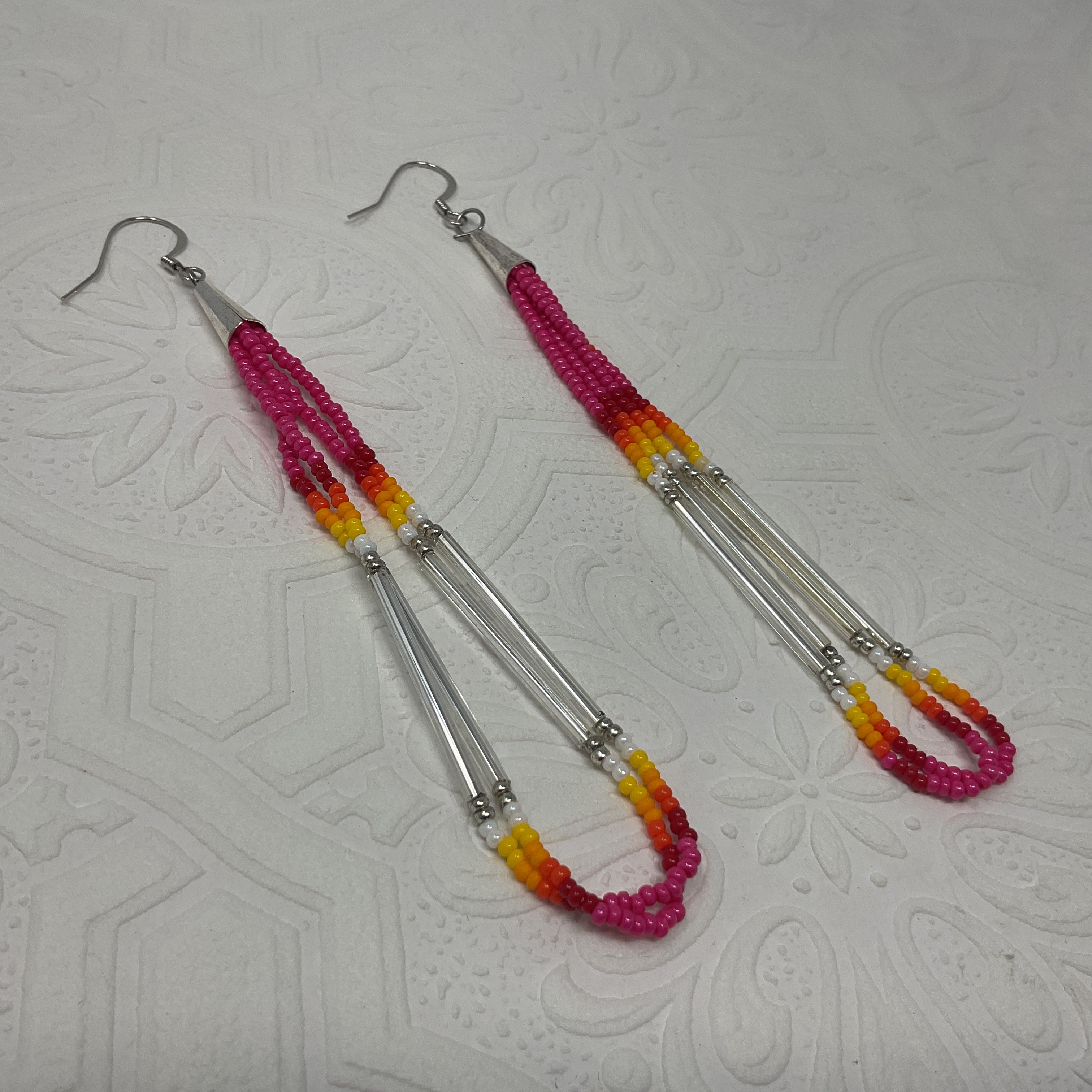 Meg Sheridan Beaded Dangle Earrings