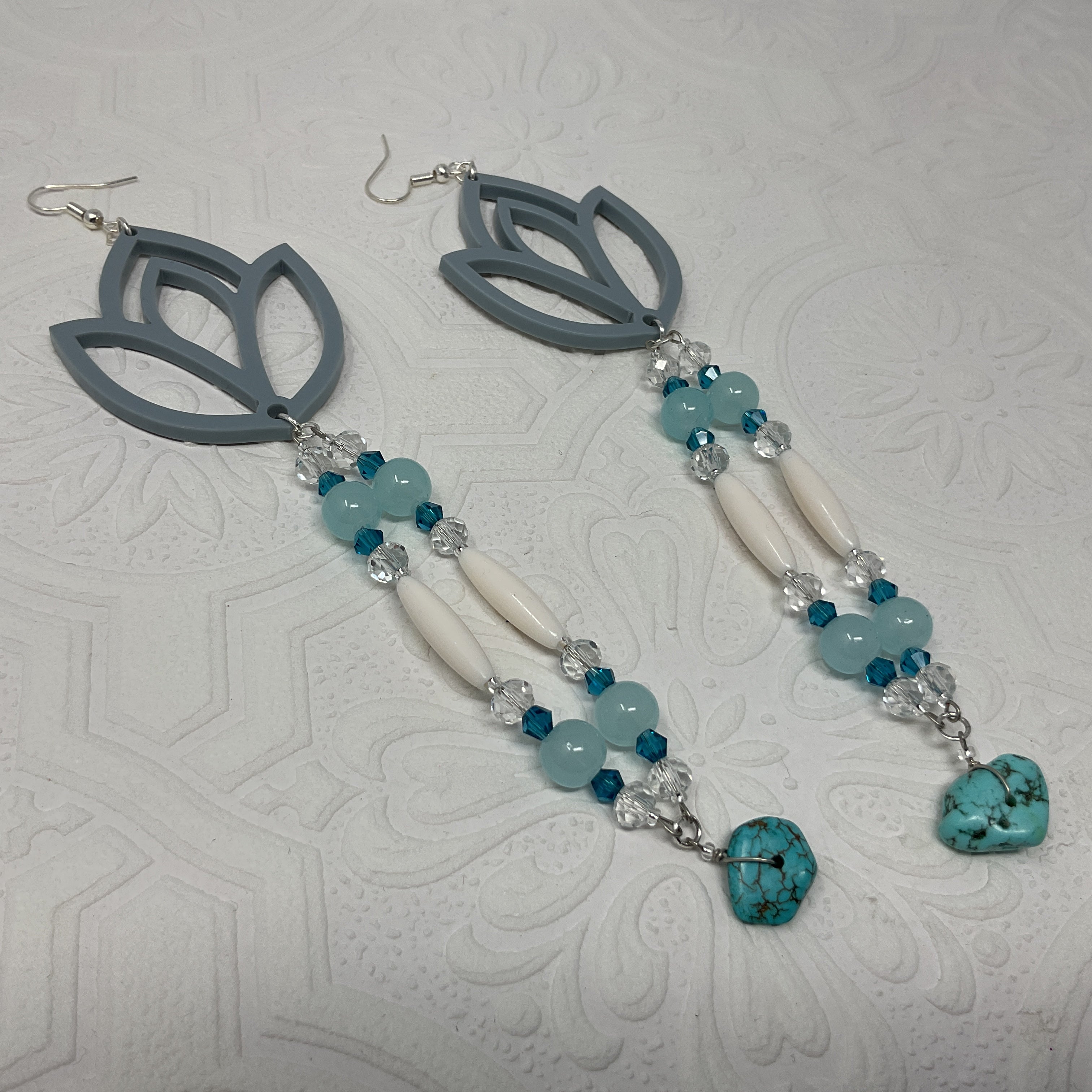 Single-Tier Acrylic Earrings
