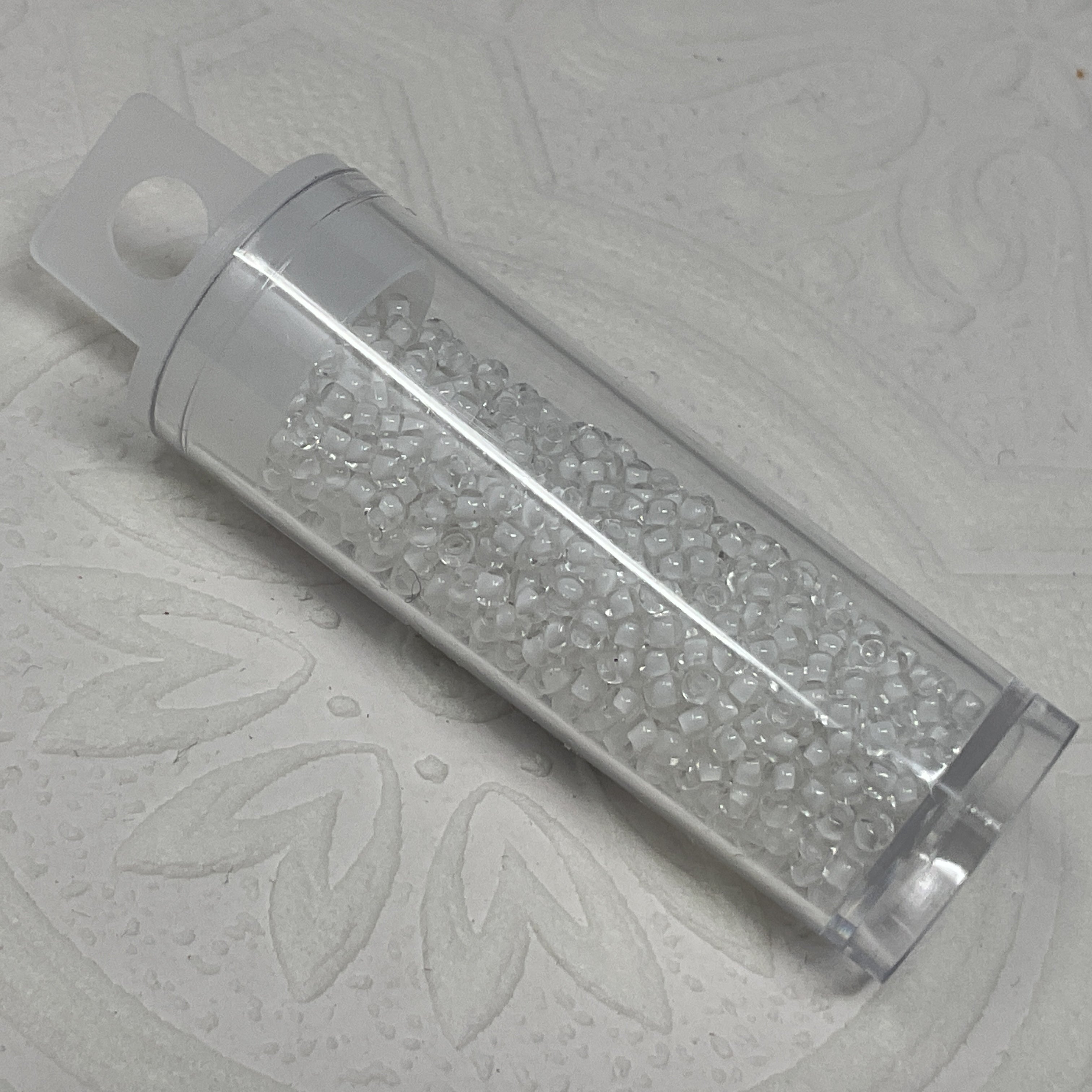 Seed Beads Size 11/0 - Clear Quartz