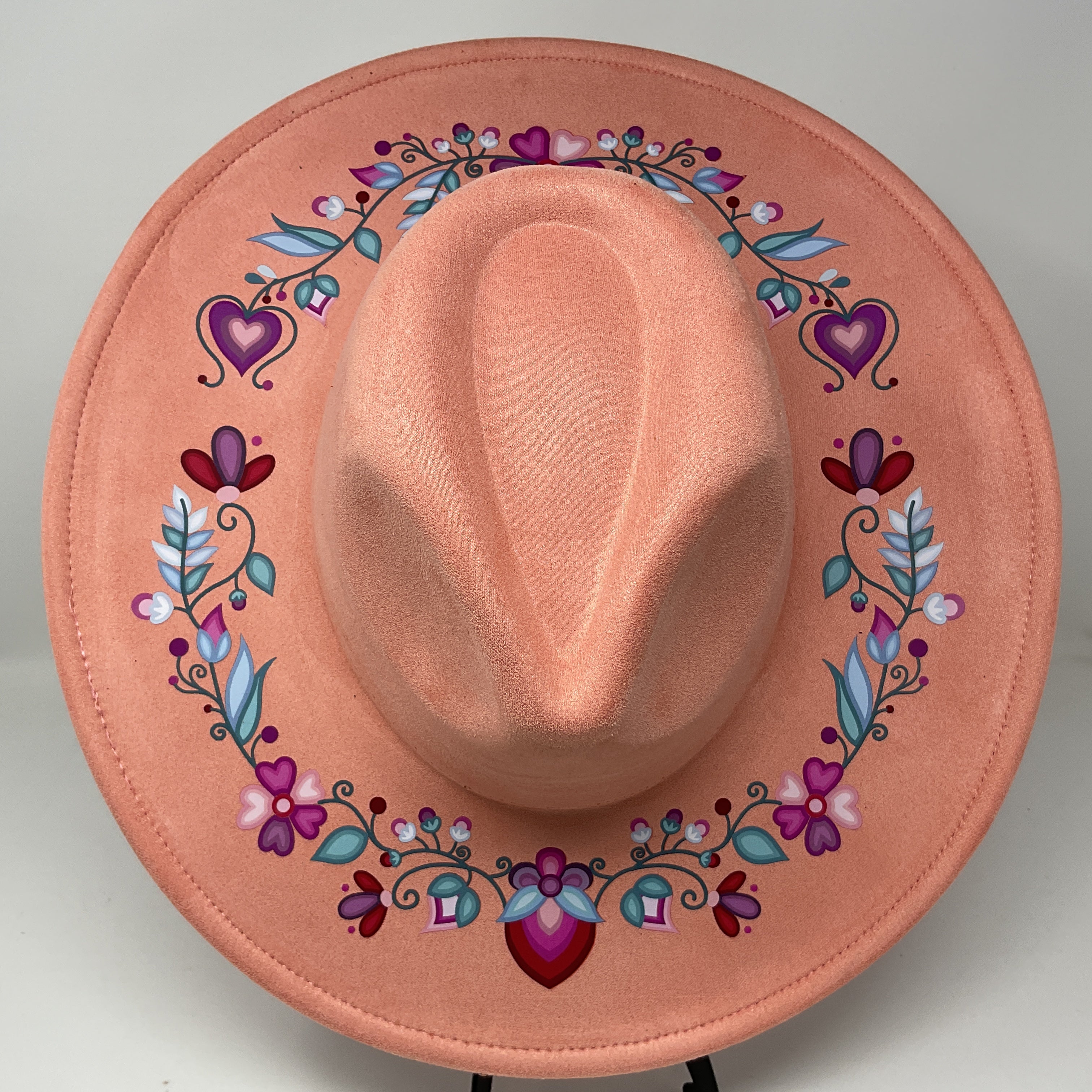Aurora Blooms No Stroke Fedora Hat