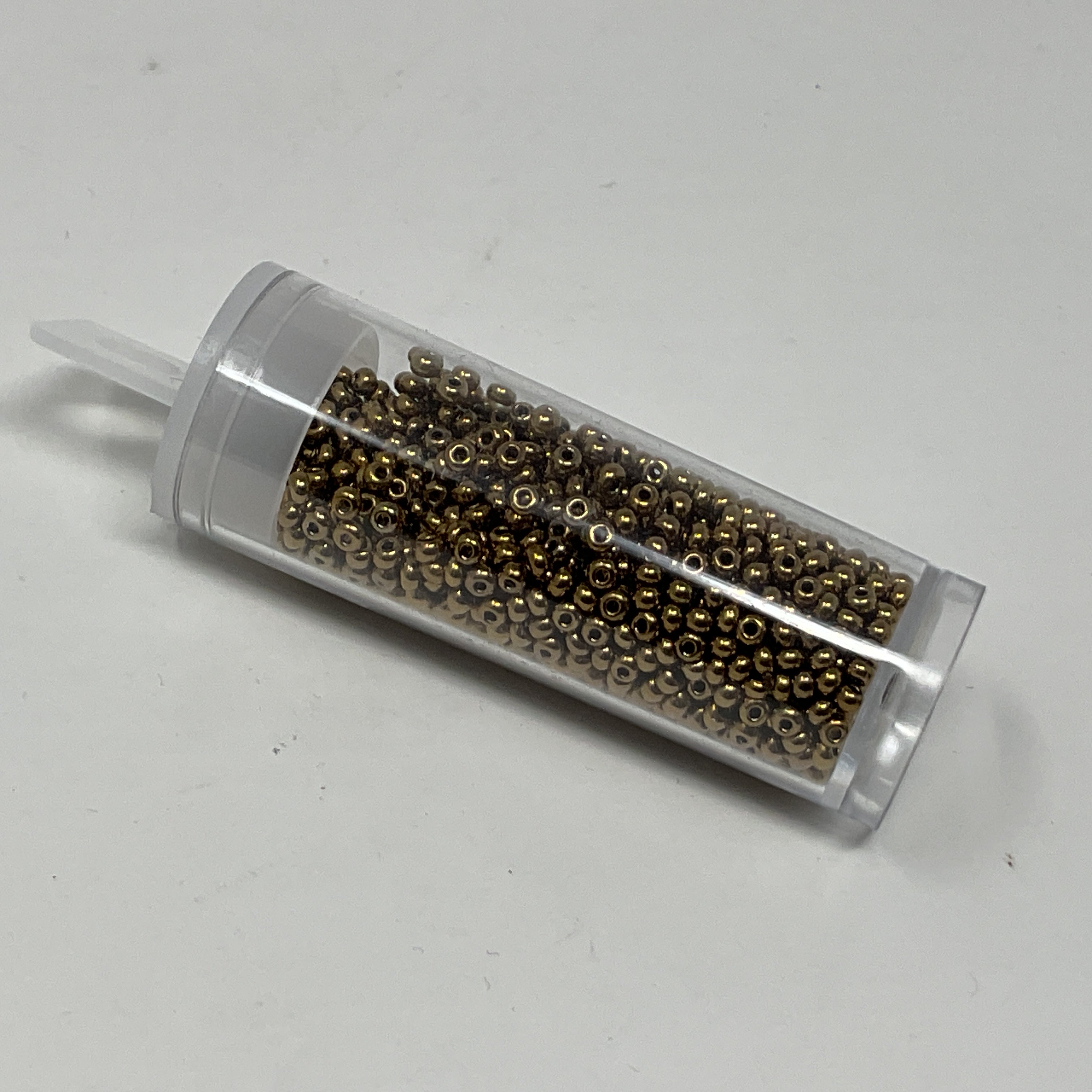 Seed Beads Size 11/0 - Metallic Gold
