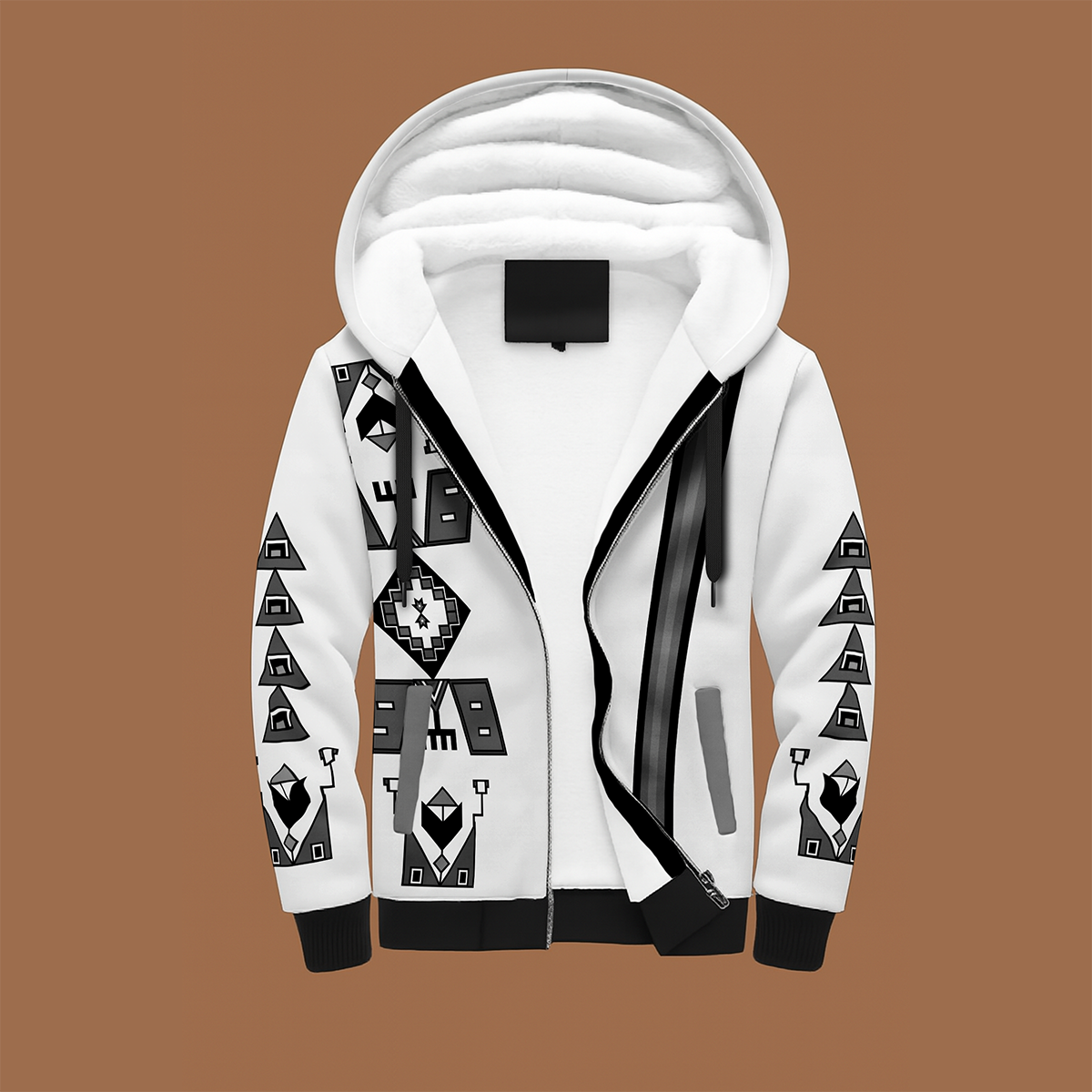 Thunder Drum Men's Sherpa Hoodie