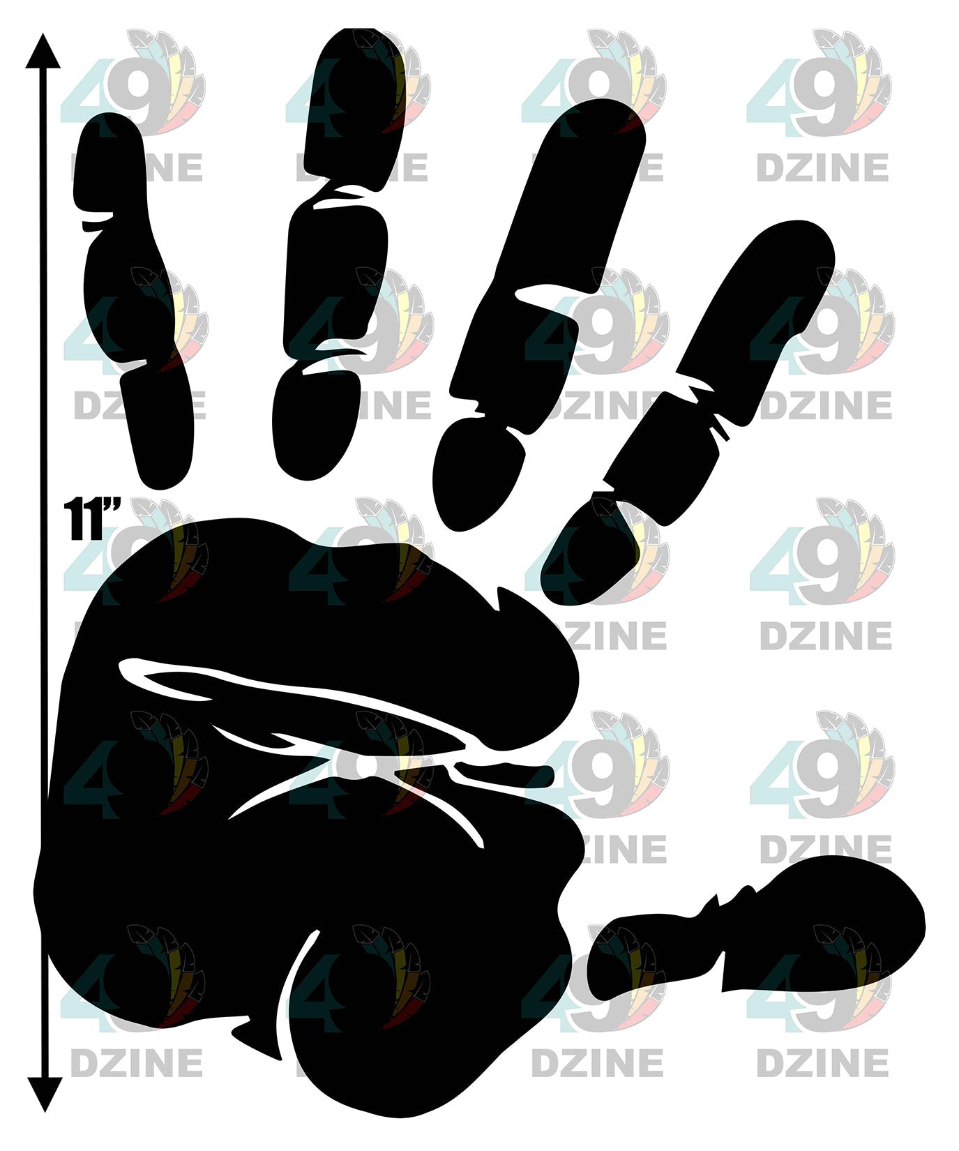 11-inch MMIWG hand print 02 Transfer