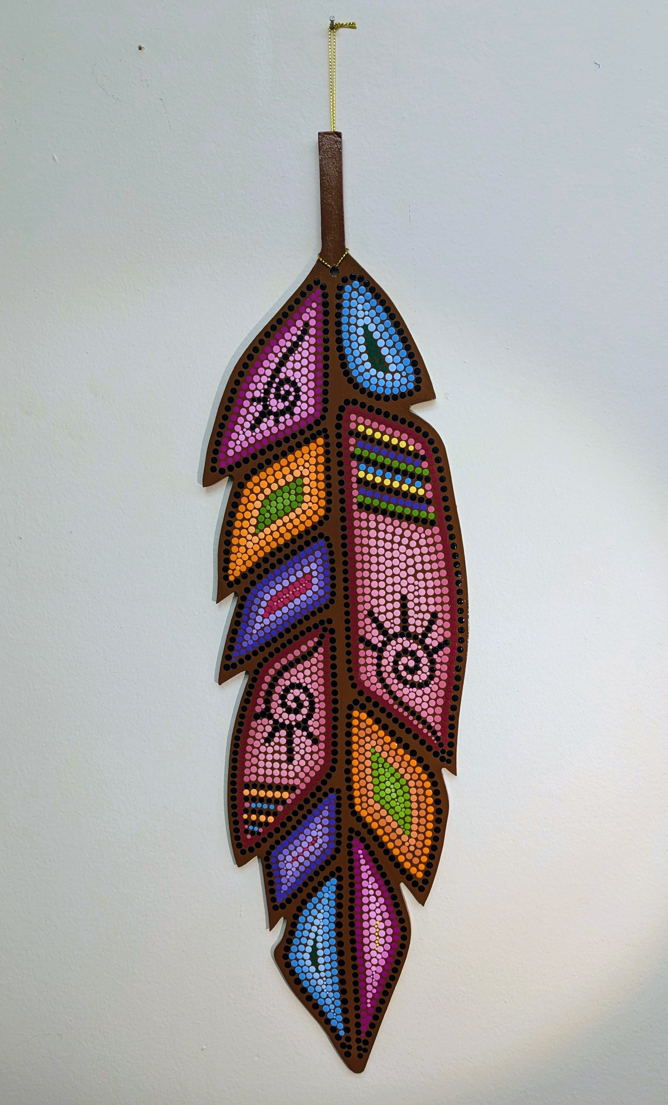 Dana Lisa Joy Feather Paintings