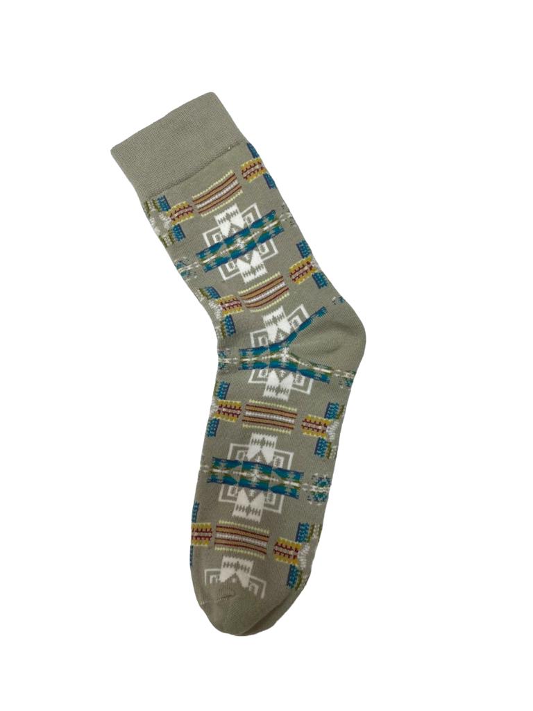 Diamond Geometric Socks