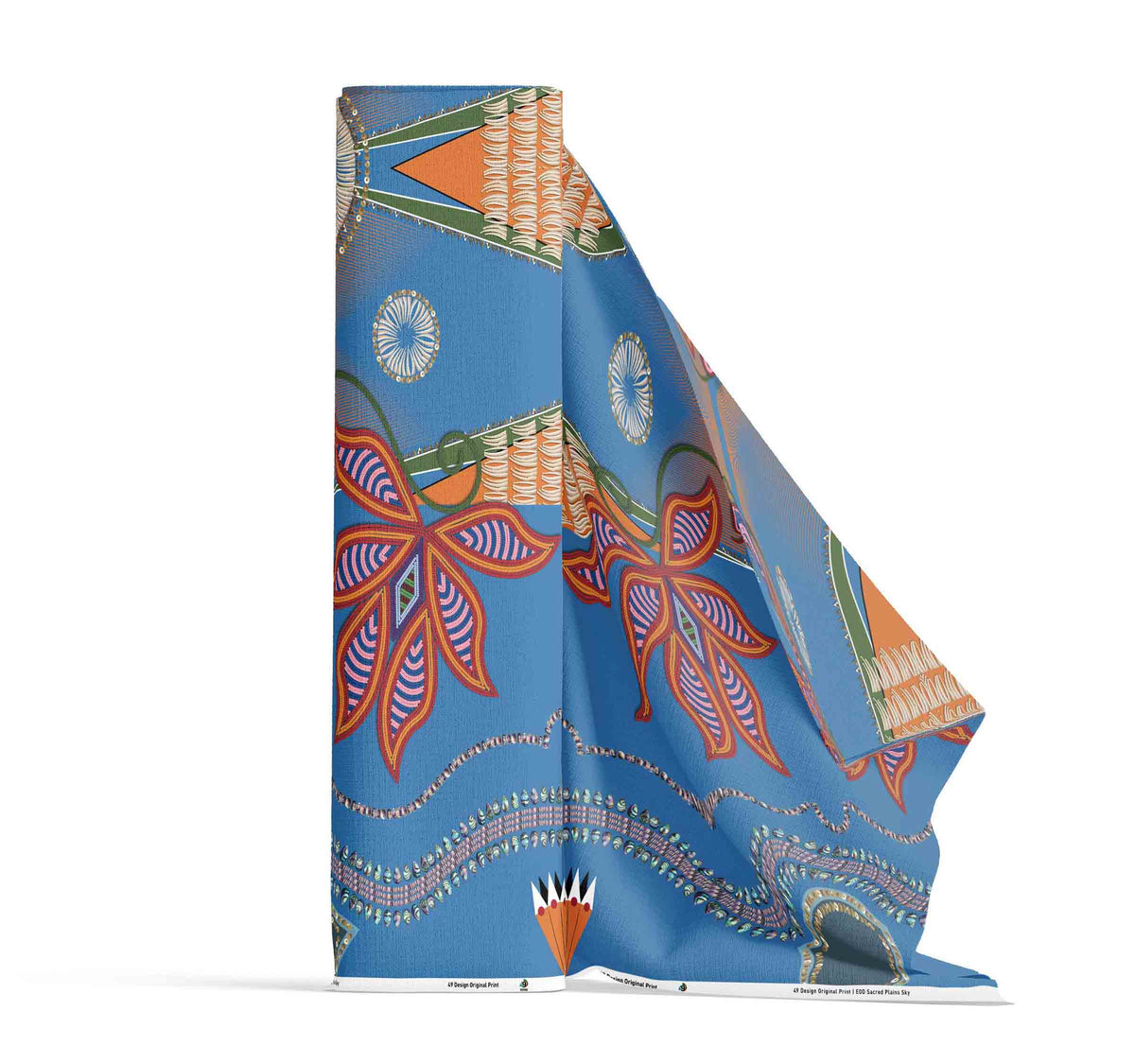 Sacred Plains Sky Cotton Poplin