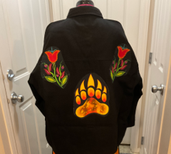 Liz Pelland Bear Paw Black XL Jacket
