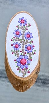 Dana Lisa Joy Wood Slice Magnets