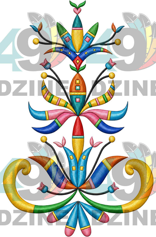 Sovereign Sunburst Embroidered Transfer (Various Sizes)