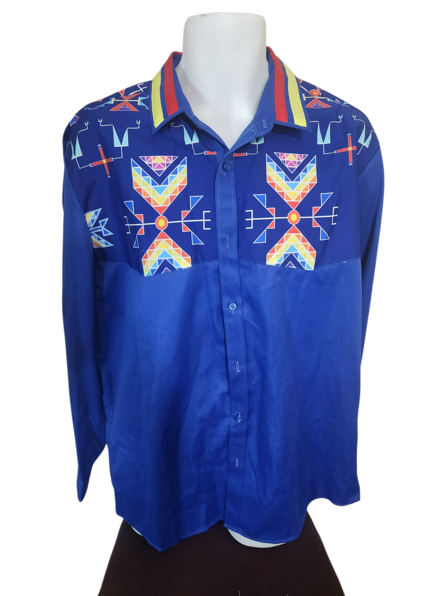RezRibbons Handmade Cobalt Blue Ribbon Shirt