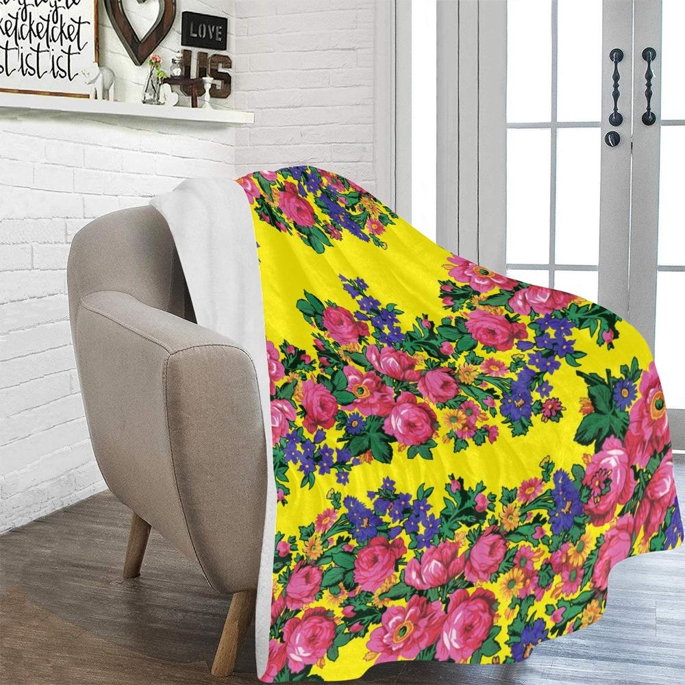 Kokum's Revenge Yellow Ultra-Soft Micro Fleece Blanket 60"x80" Ultra-Soft Blanket 60''x80'' e-joyer 