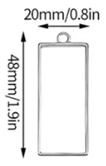 Open Back Bezel Form Set of 2