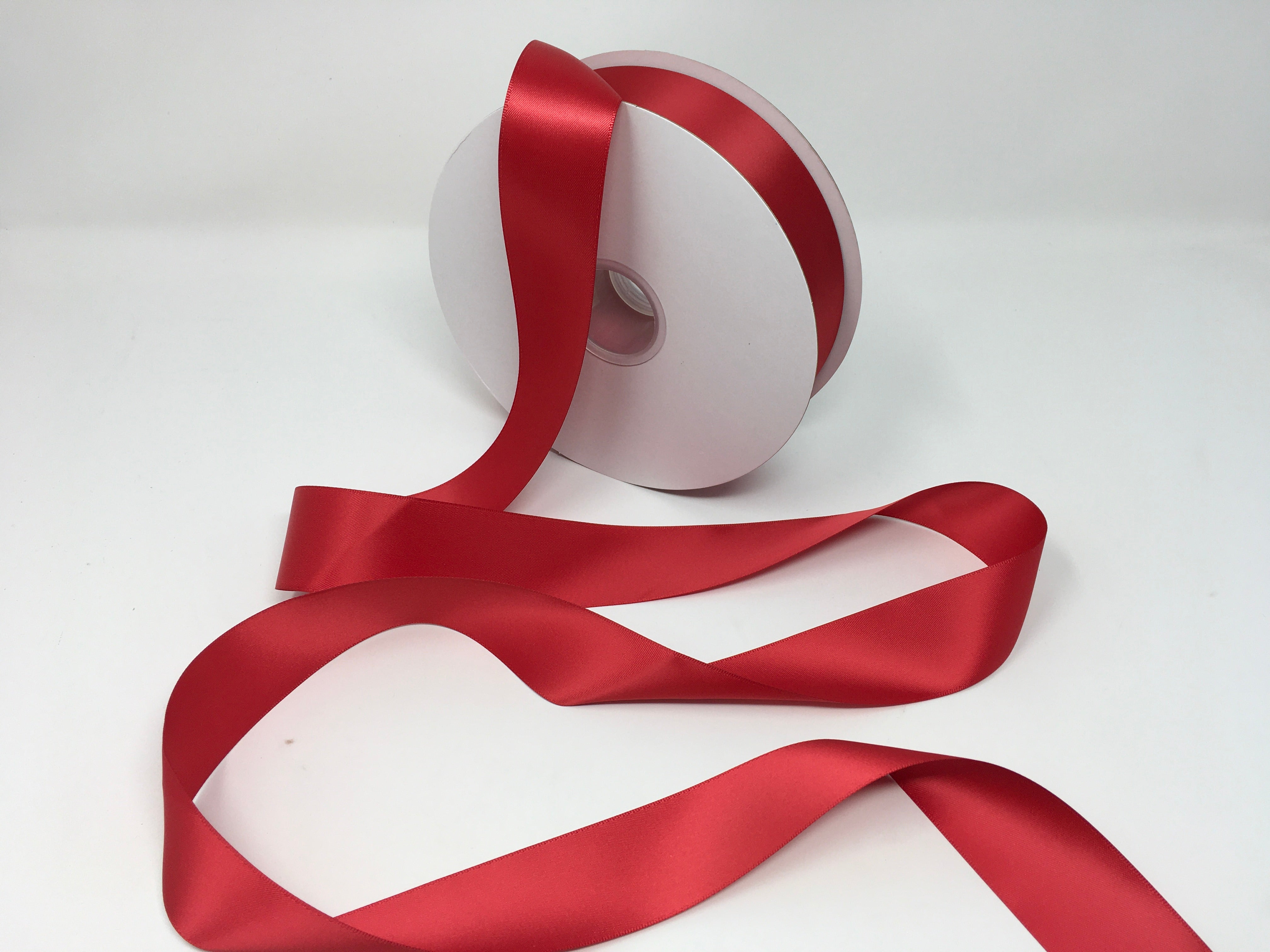 Ruby 1.5 Inch Double Face Satin Ribbon 100 Yard Roll