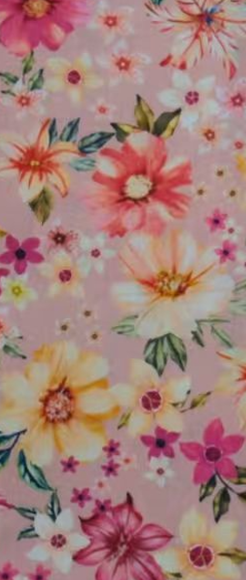 Summer Blush Cotton Fabric