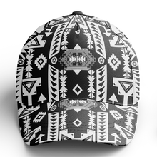 Load image into Gallery viewer, Chiefs Mountain Black and White Snapback Hat
