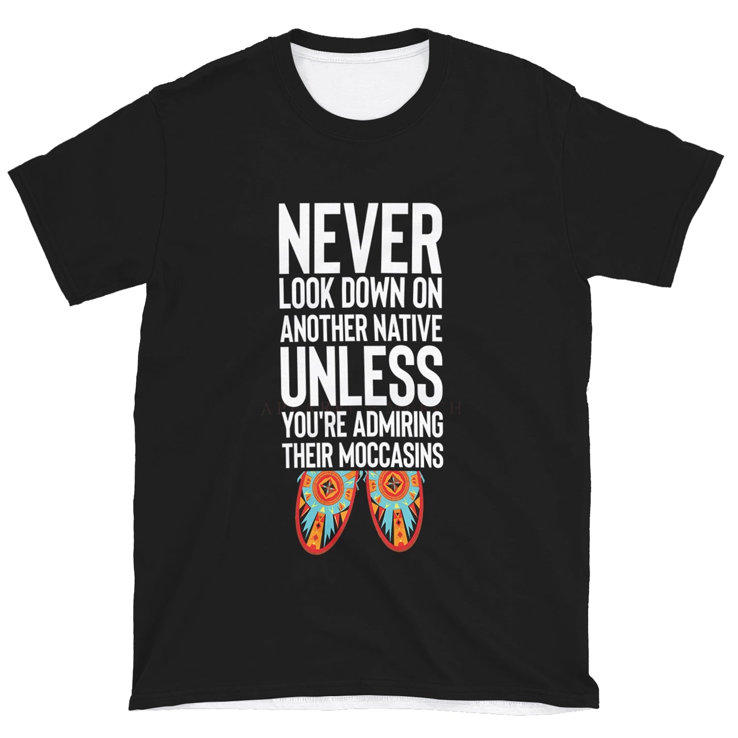 Never Look Down on Another Native Unisex T-shirt