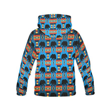 Load image into Gallery viewer, Real Bear Turquoise Hoodie for Men
